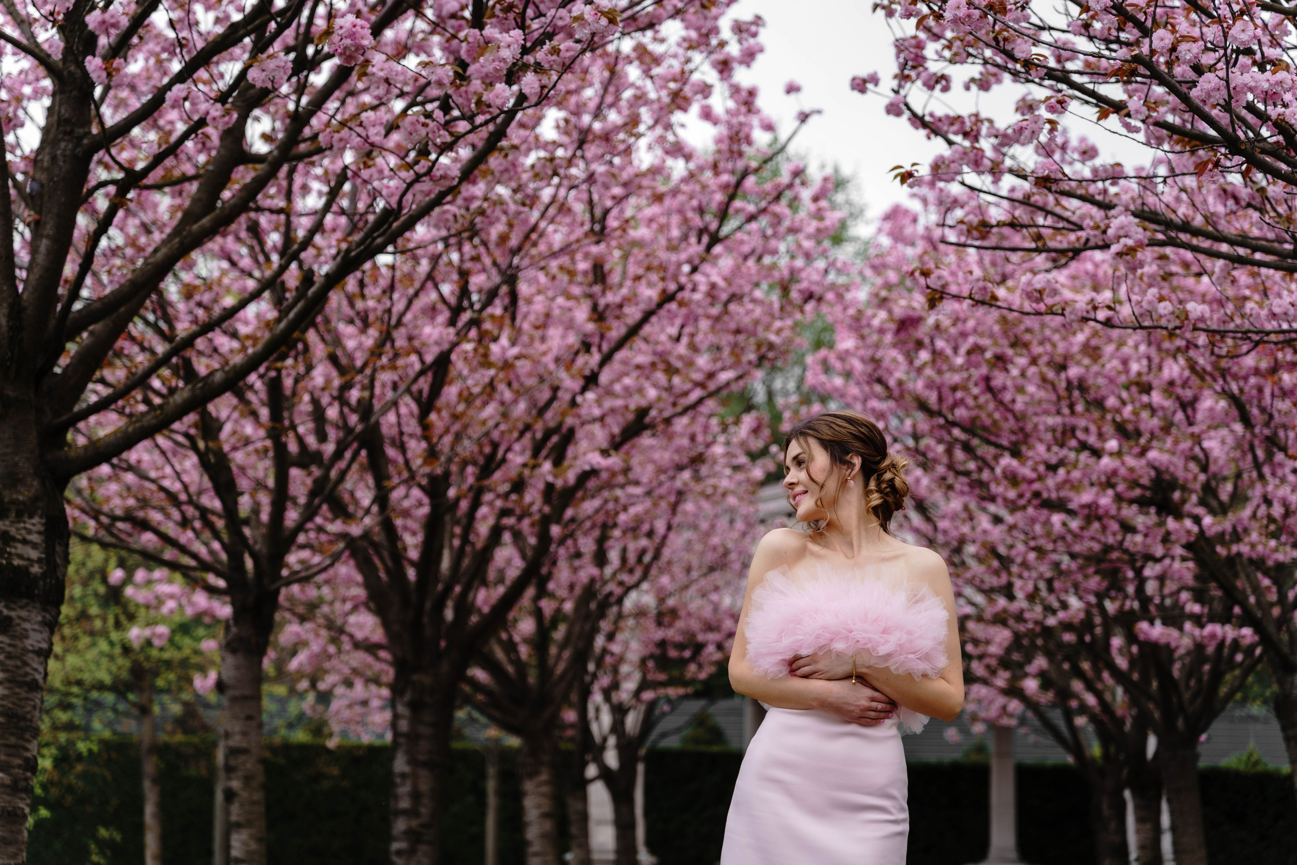 Фотосесія в сакурах. Family photographer in Kiev Natalia Shkavron
