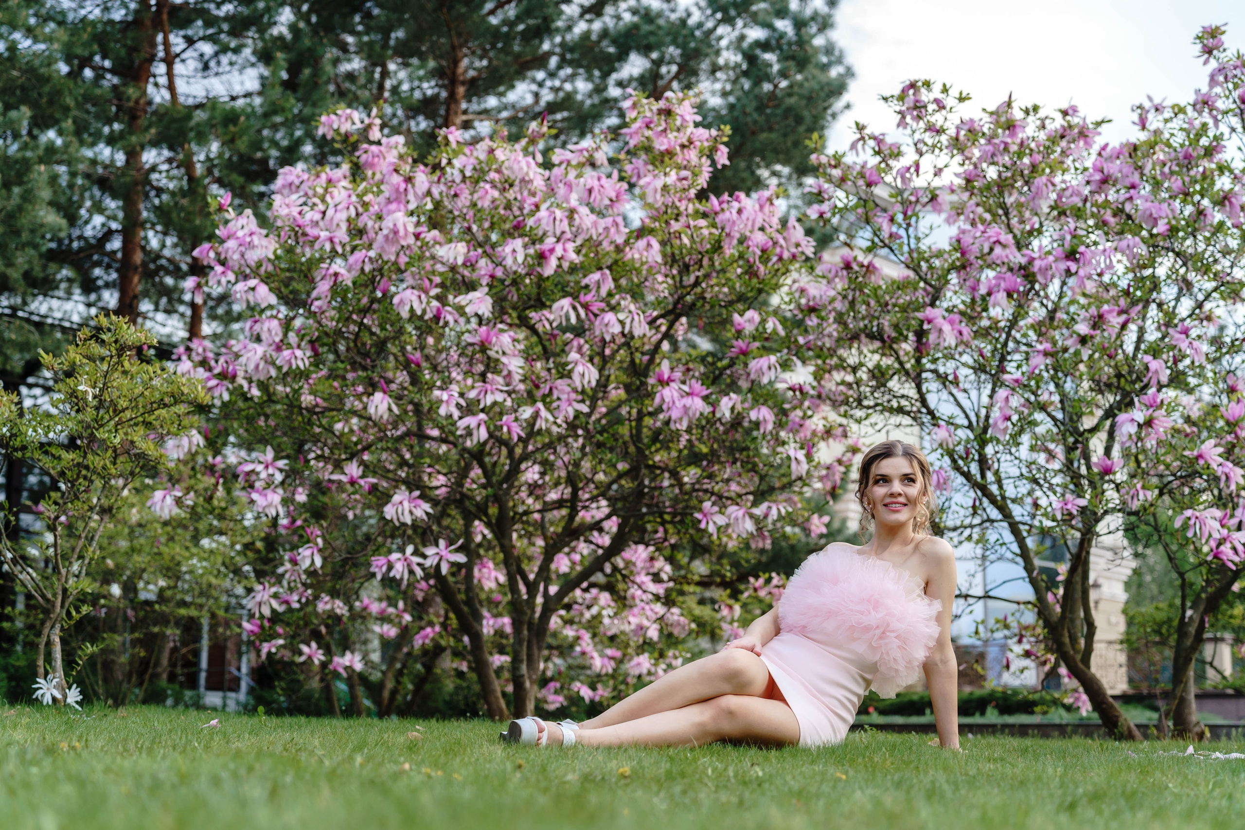 Фотосесія в магноліях. Сімейний фотограф Київ Наталія Шкаврон