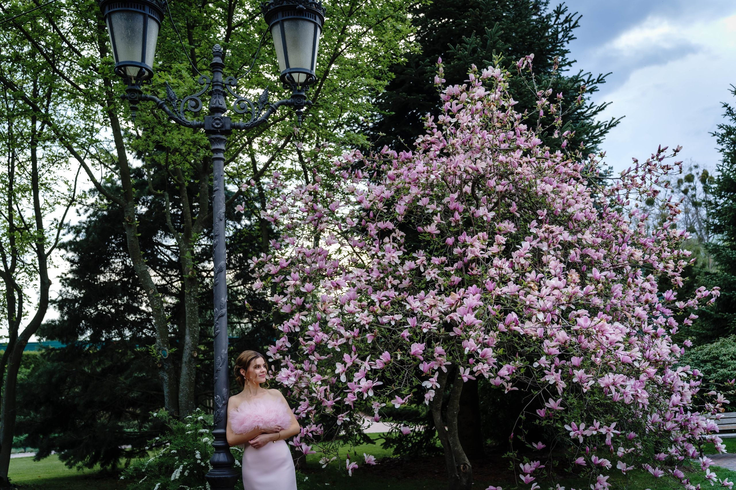 Фотосесія в магноліях. Сімейний фотограф Київ Наталія Шкаврон