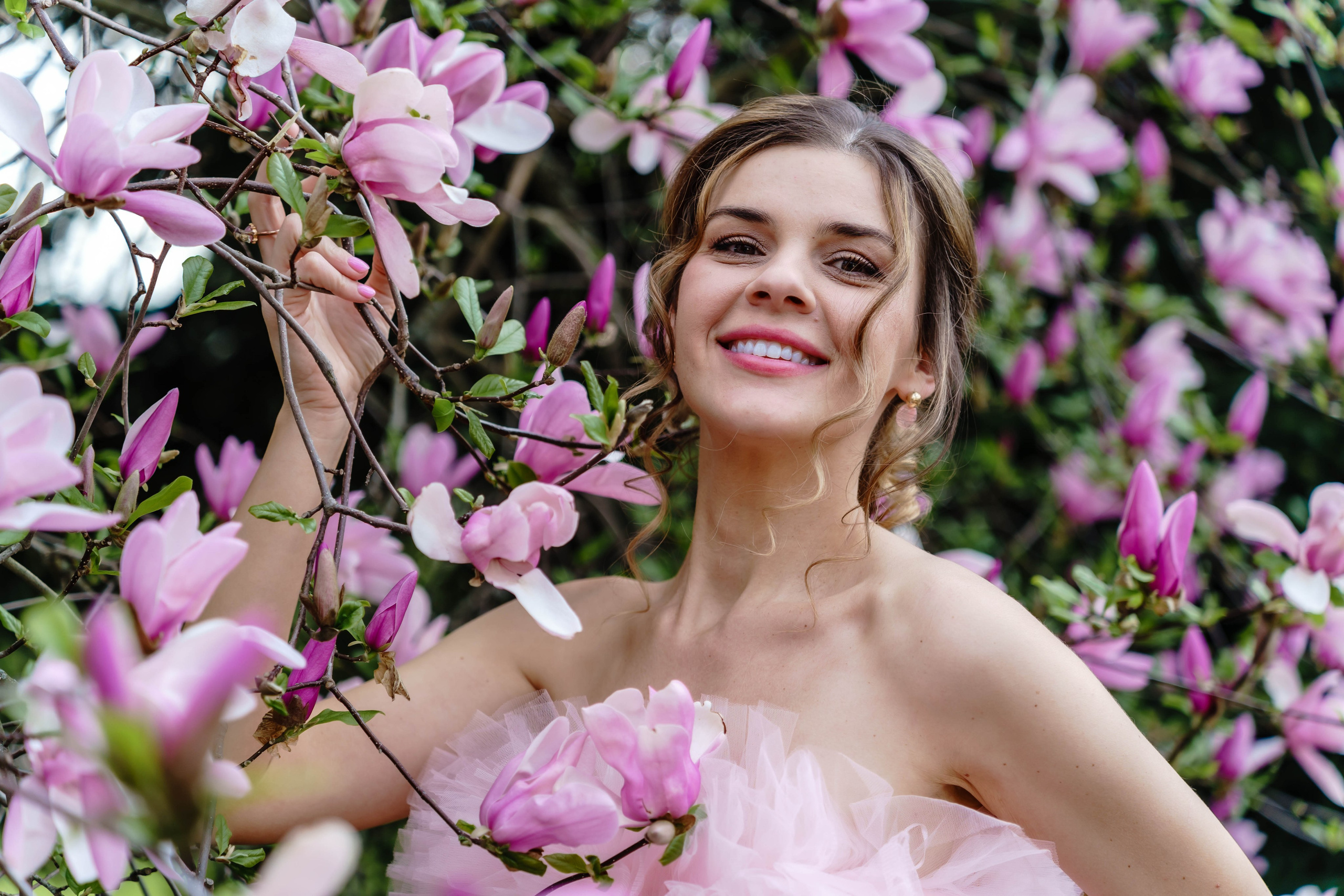 Фотосесія в магноліях. Сімейний фотограф Київ Наталія Шкаврон