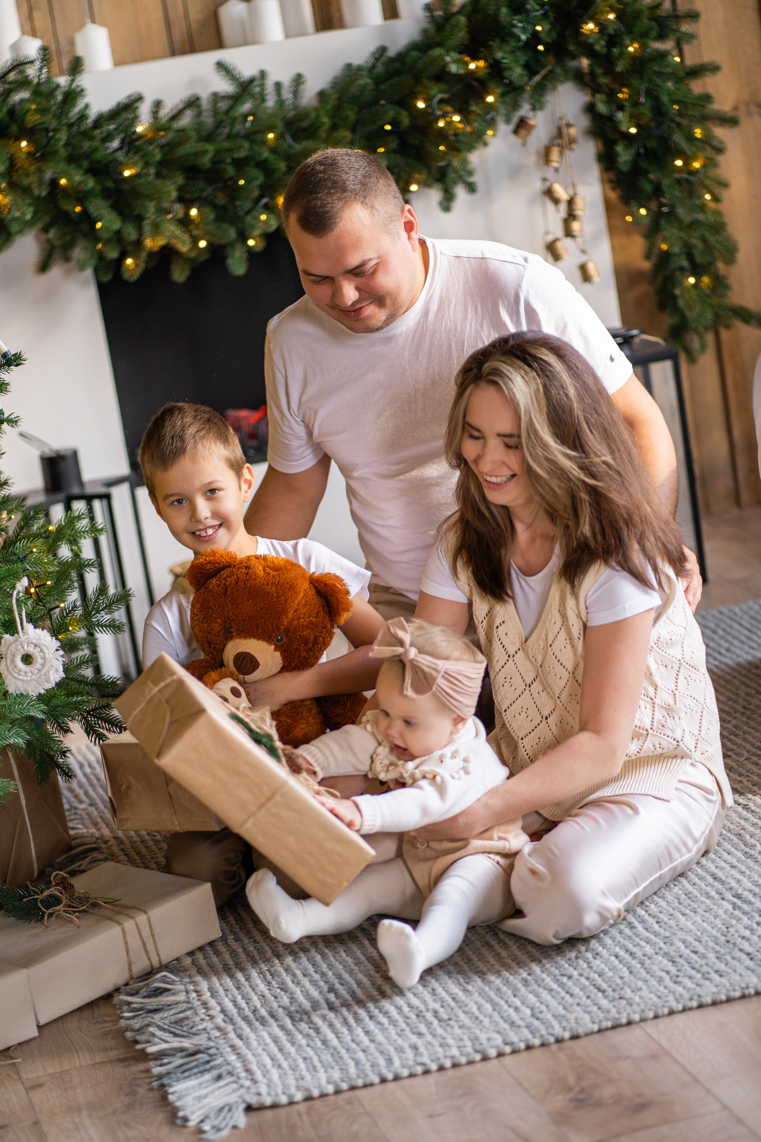 новорічна фотосесія, сімейна фотосесія київ, 