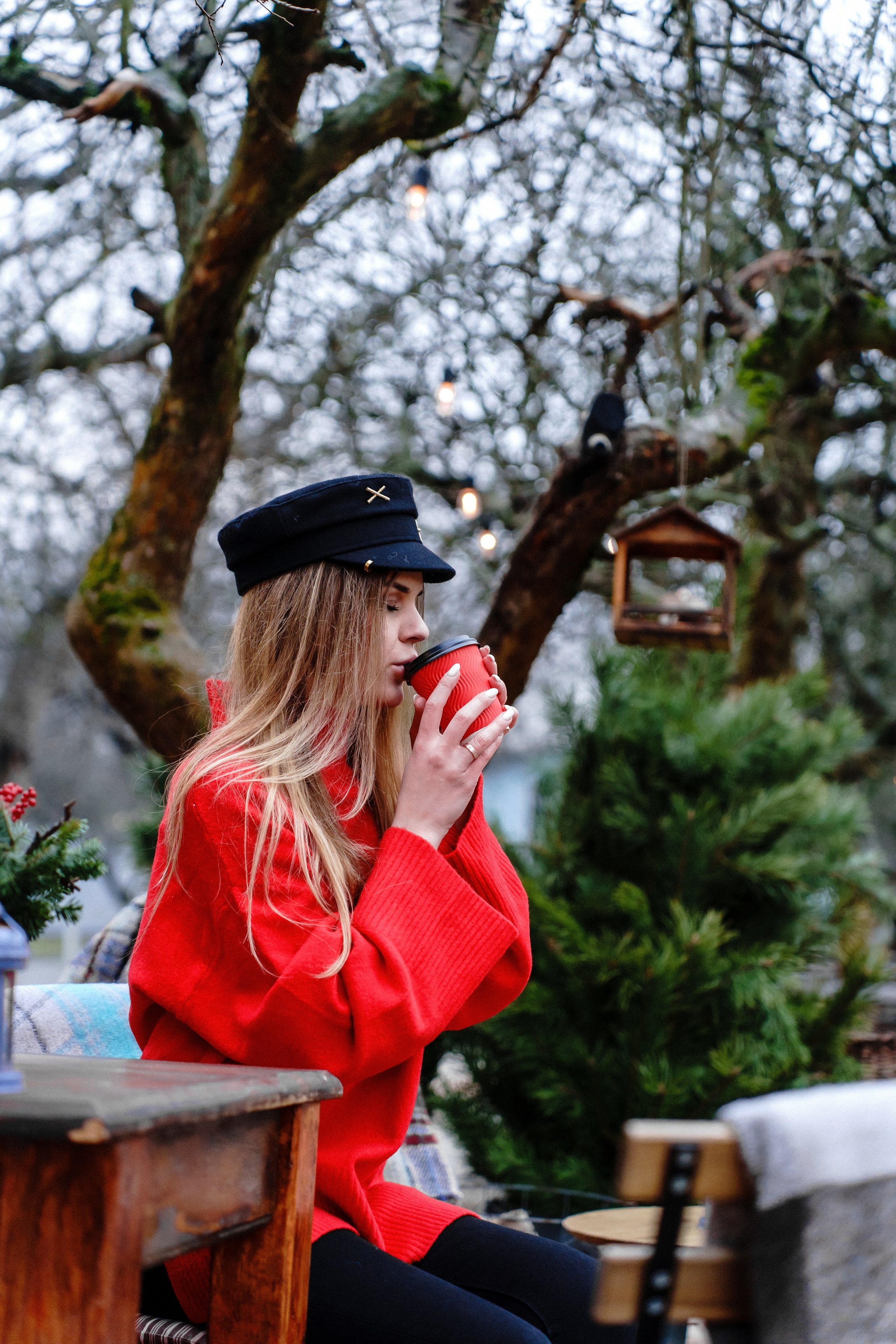 Новорічна індивідуальна фотосесія на ВДНГ. Сімейний фотограф Київ Наталія Шкаврон