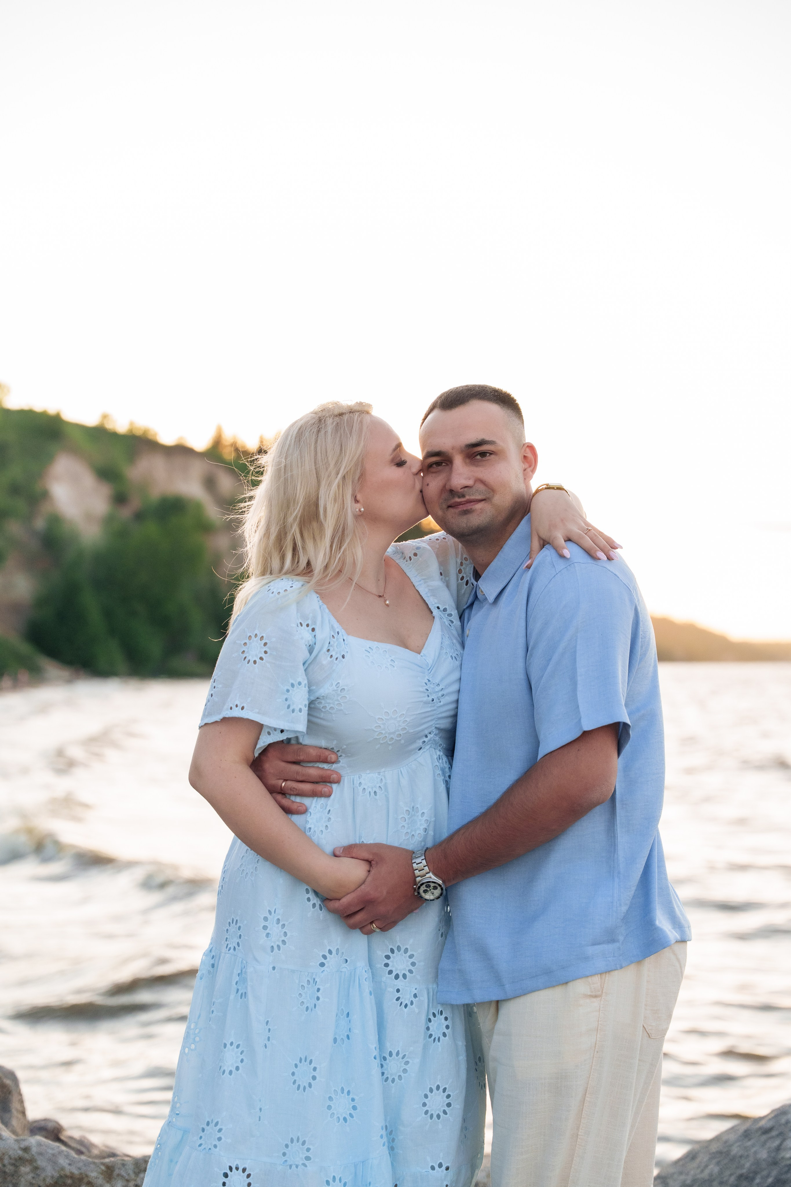 Гендер паті на Київському морі. Family photographer in Kiev Natalia Shkavron