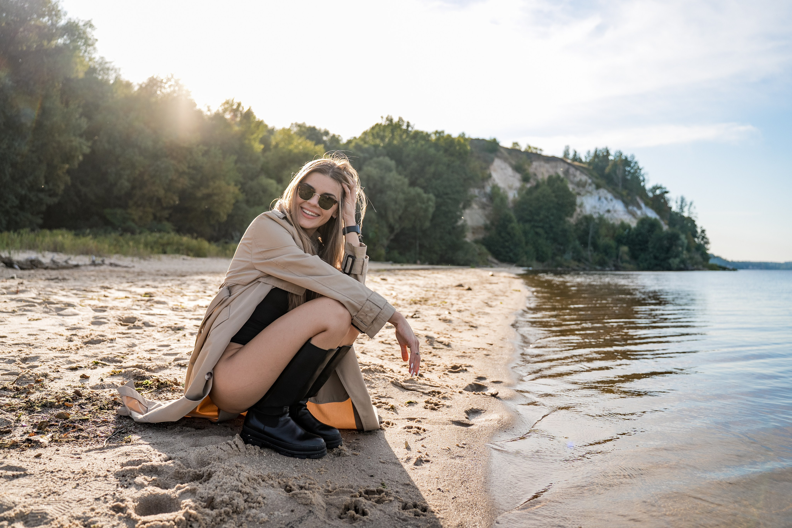 Індивідуальна фотосесія на Київському морі. Сімейний фотограф Київ Наталія Шкаврон