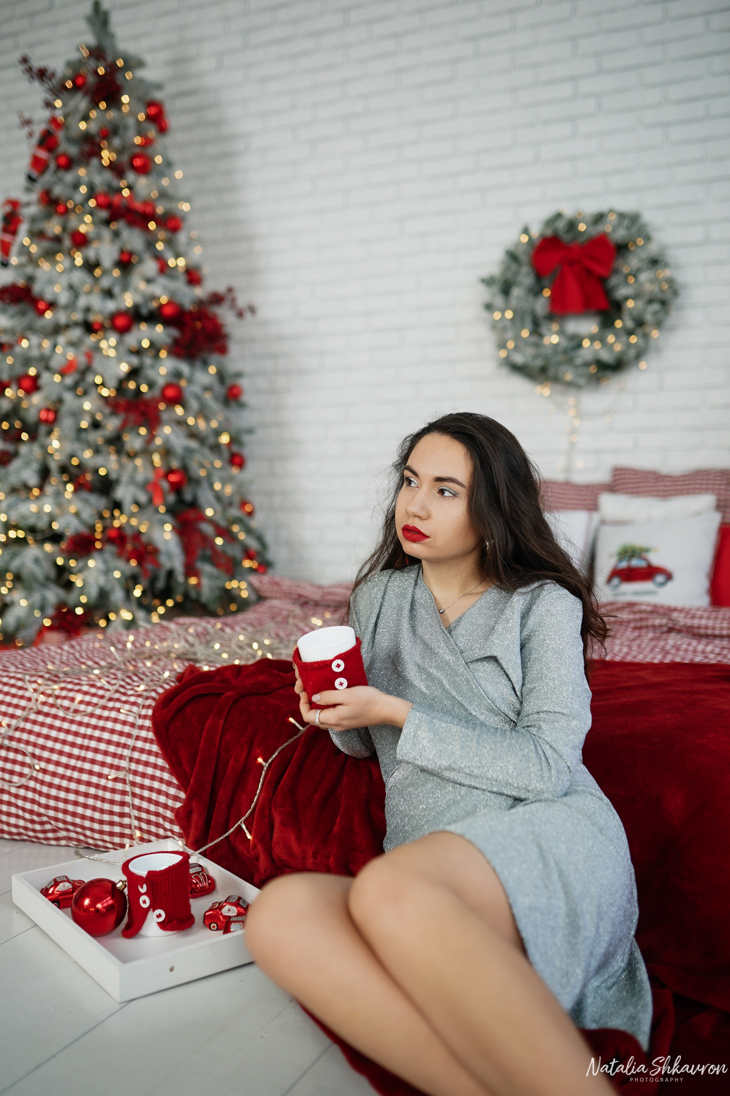 Індивідуальна новорічна фотосесія в студії Київ. Сімейний фотограф Київ Наталія Шкаврон