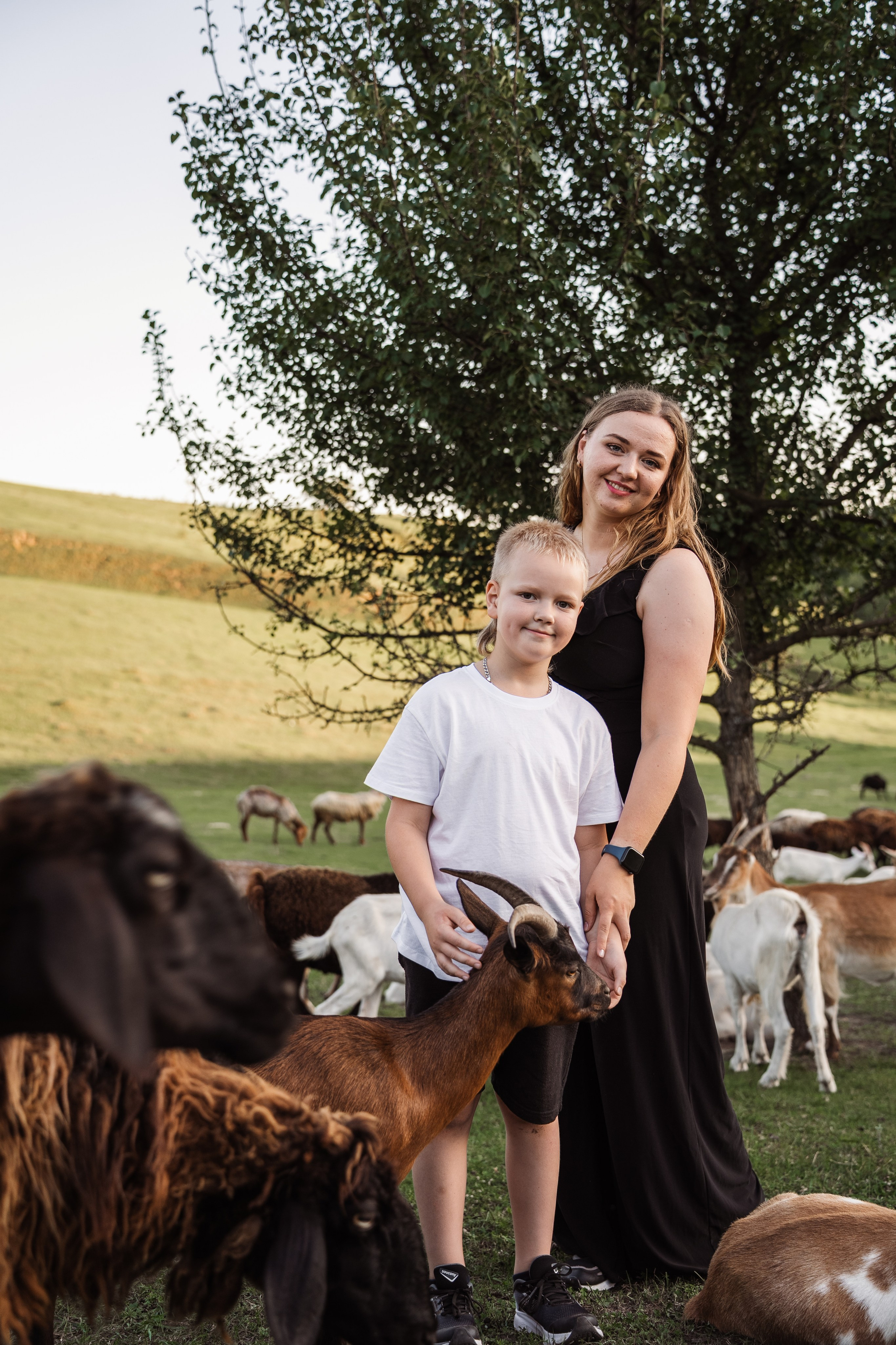 Святкування 1-го дня народження на овечій фермі. Family photographer in Kiev Natalia Shkavron