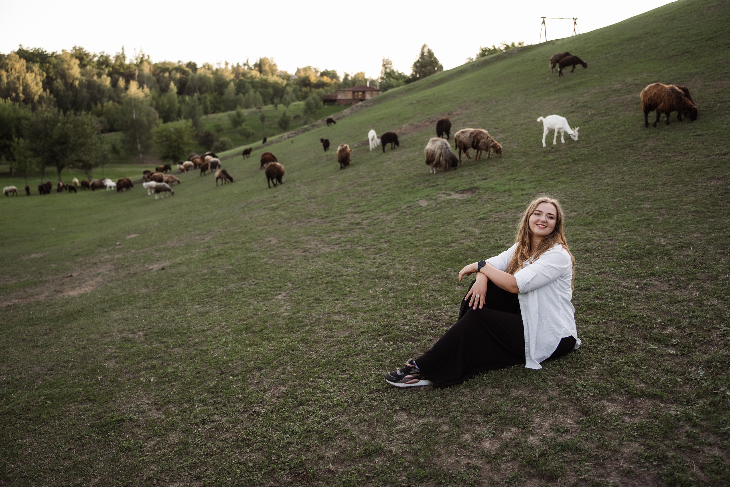 Святкування 1-го дня народження на овечій фермі. Family photographer in Kiev Natalia Shkavron