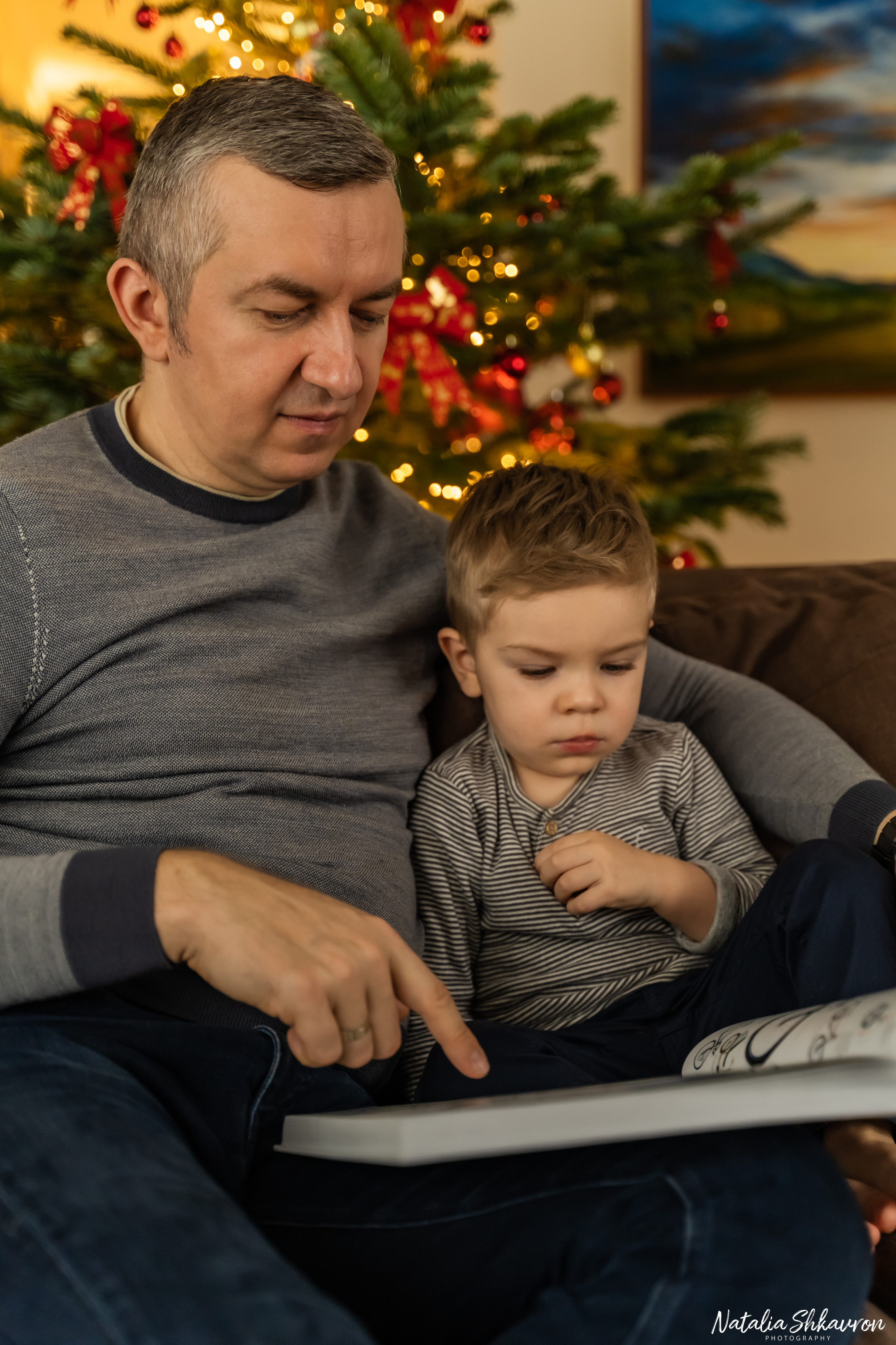 Новорічна фотосесія вдома. Сімейний фотограф Київ Наталія Шкаврон