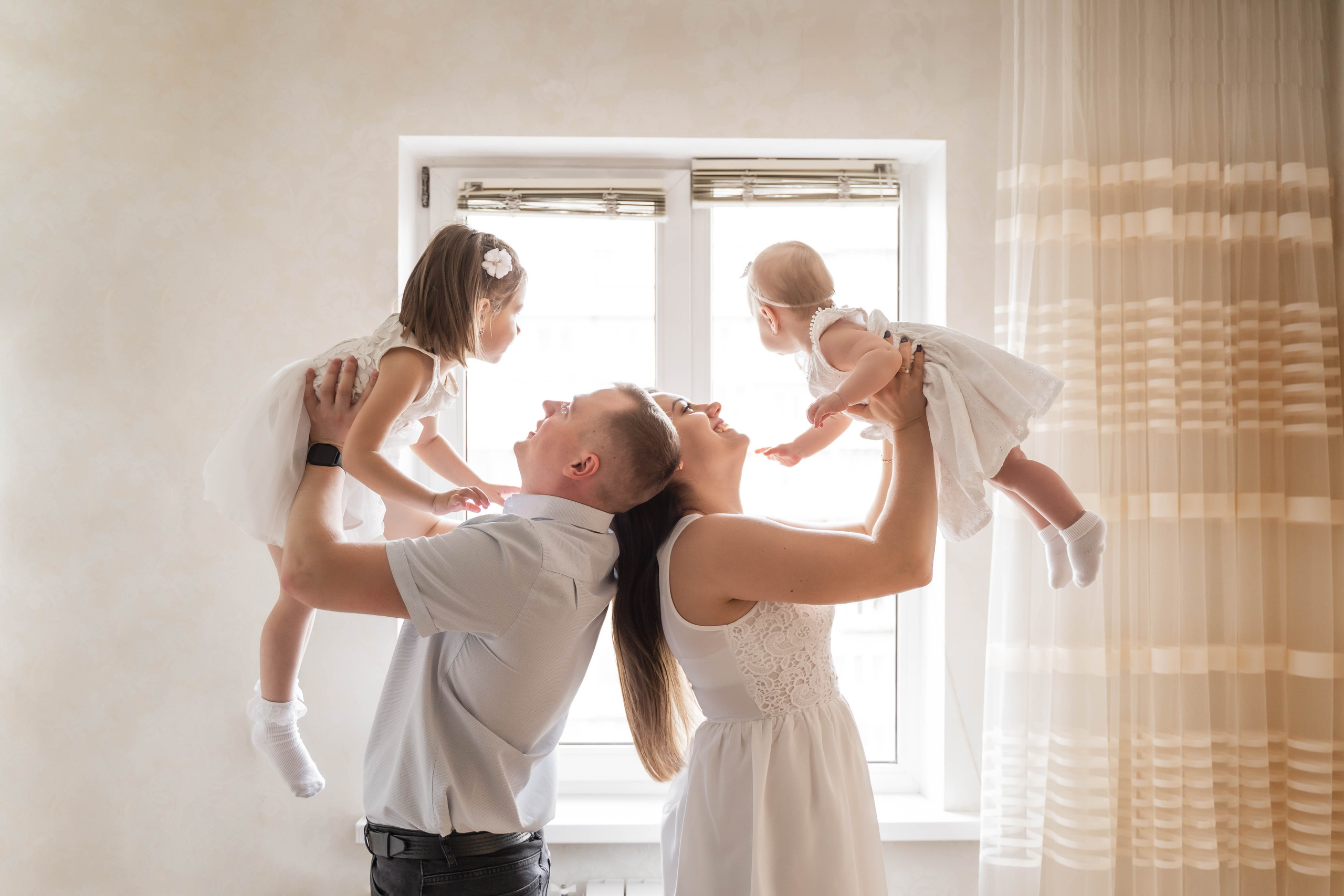 Святкування 1-го дня народження вдома. Family photographer in Kiev Natalia Shkavron