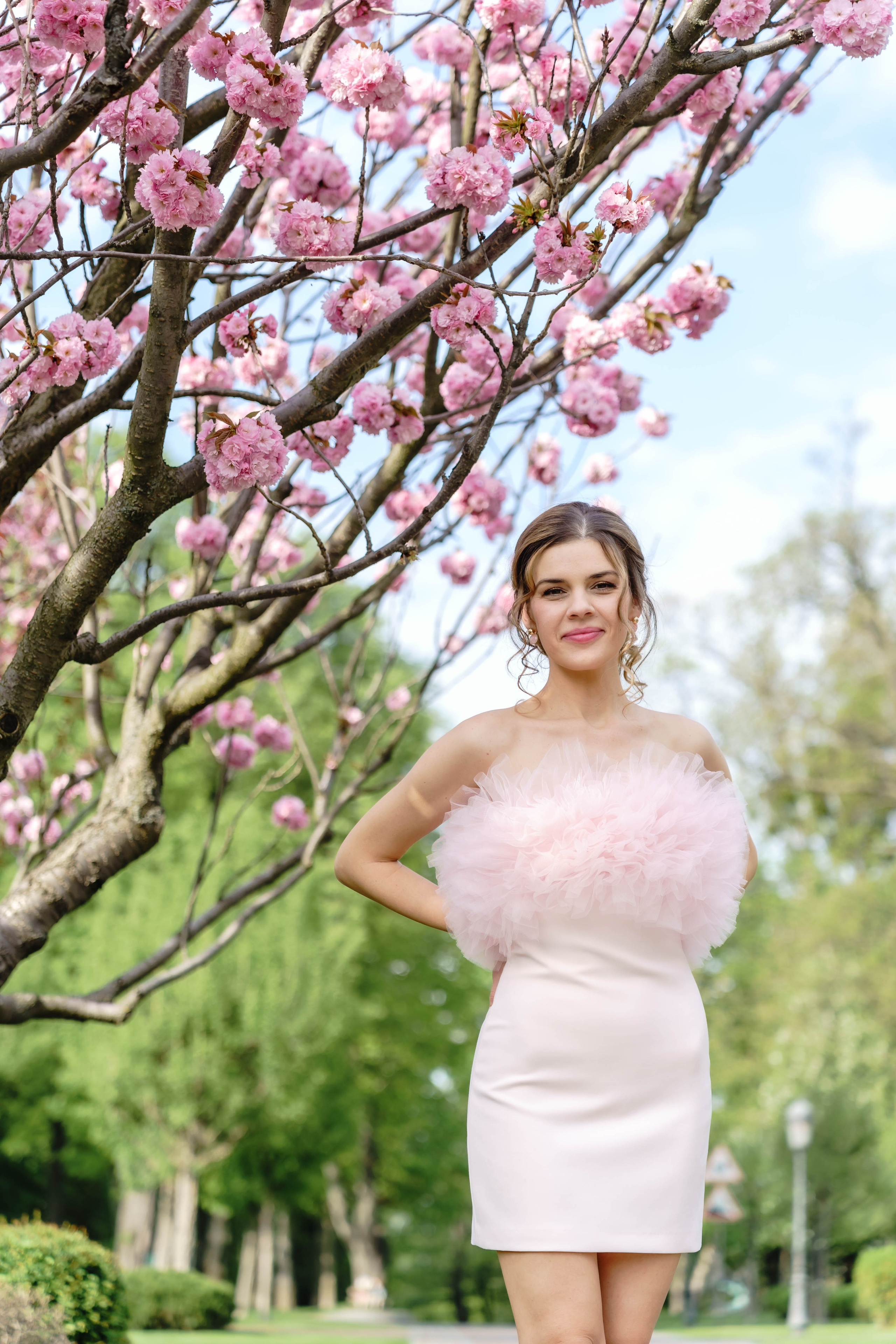 Фотосесія в сакурах. Family photographer in Kiev Natalia Shkavron