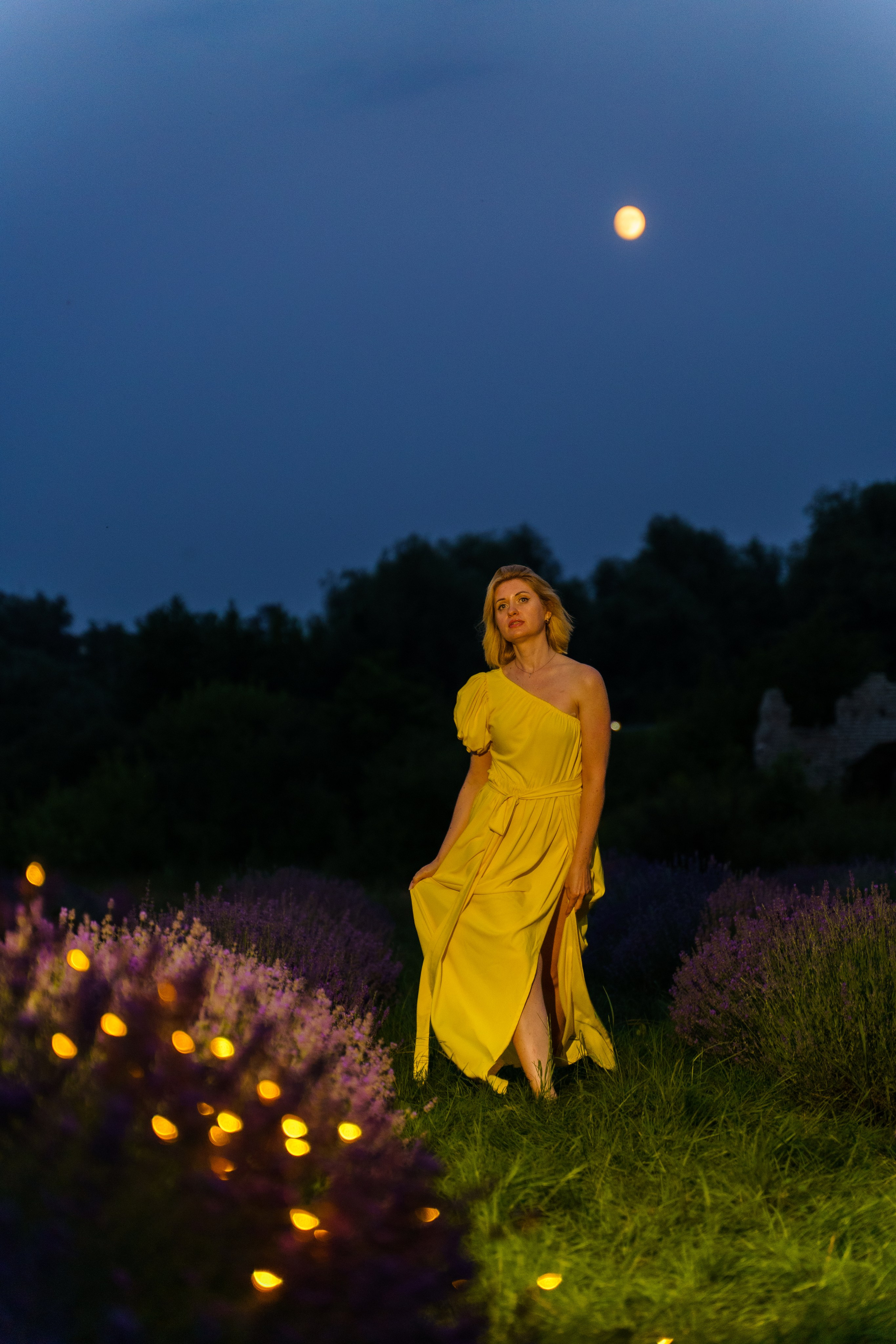 лаванда, фотосесія, київ ,фотограф Городок, фотосесія в жовтій сукні в лаванді