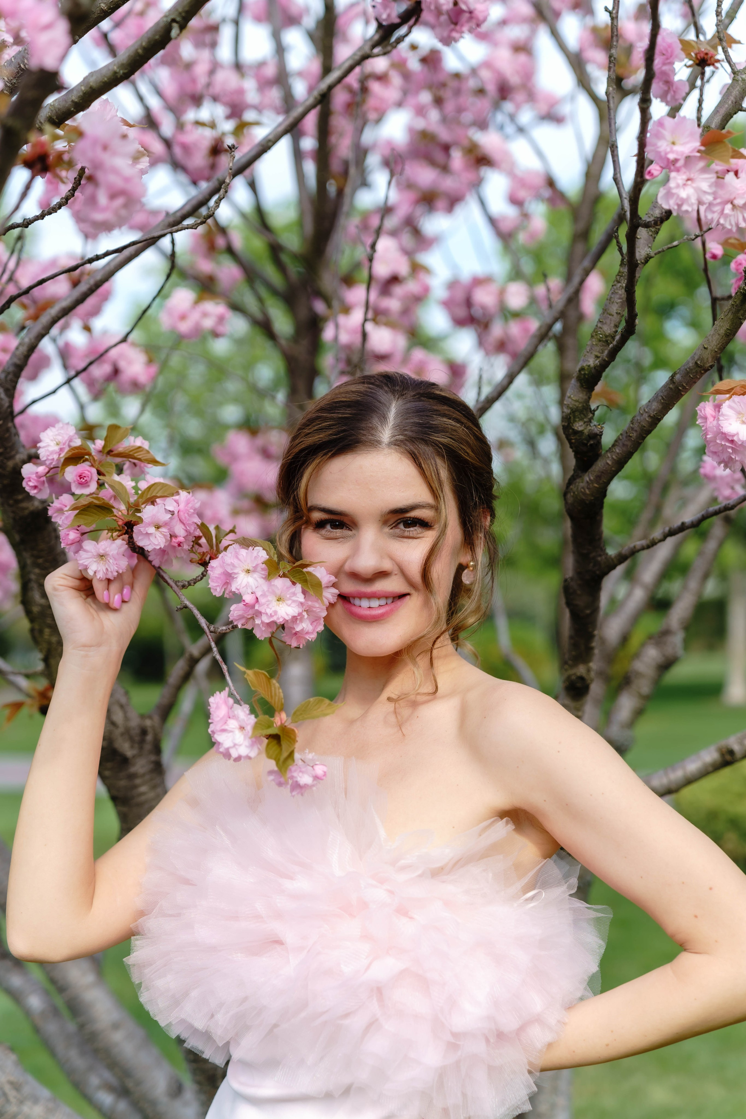 Фотосесія в сакурах. Family photographer in Kiev Natalia Shkavron