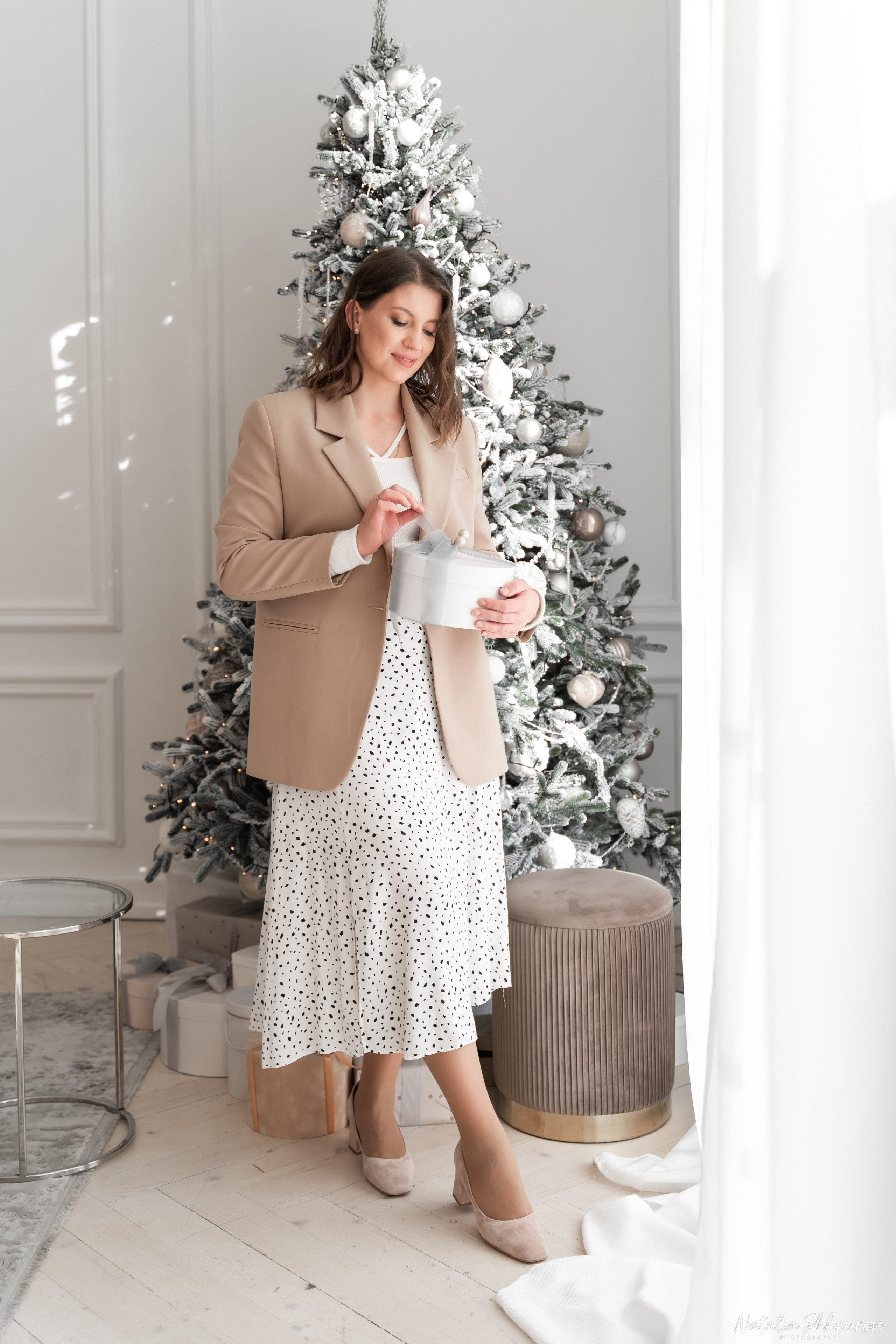 Новорічна фотосесія в студії. Family photographer in Kiev Natalia Shkavron