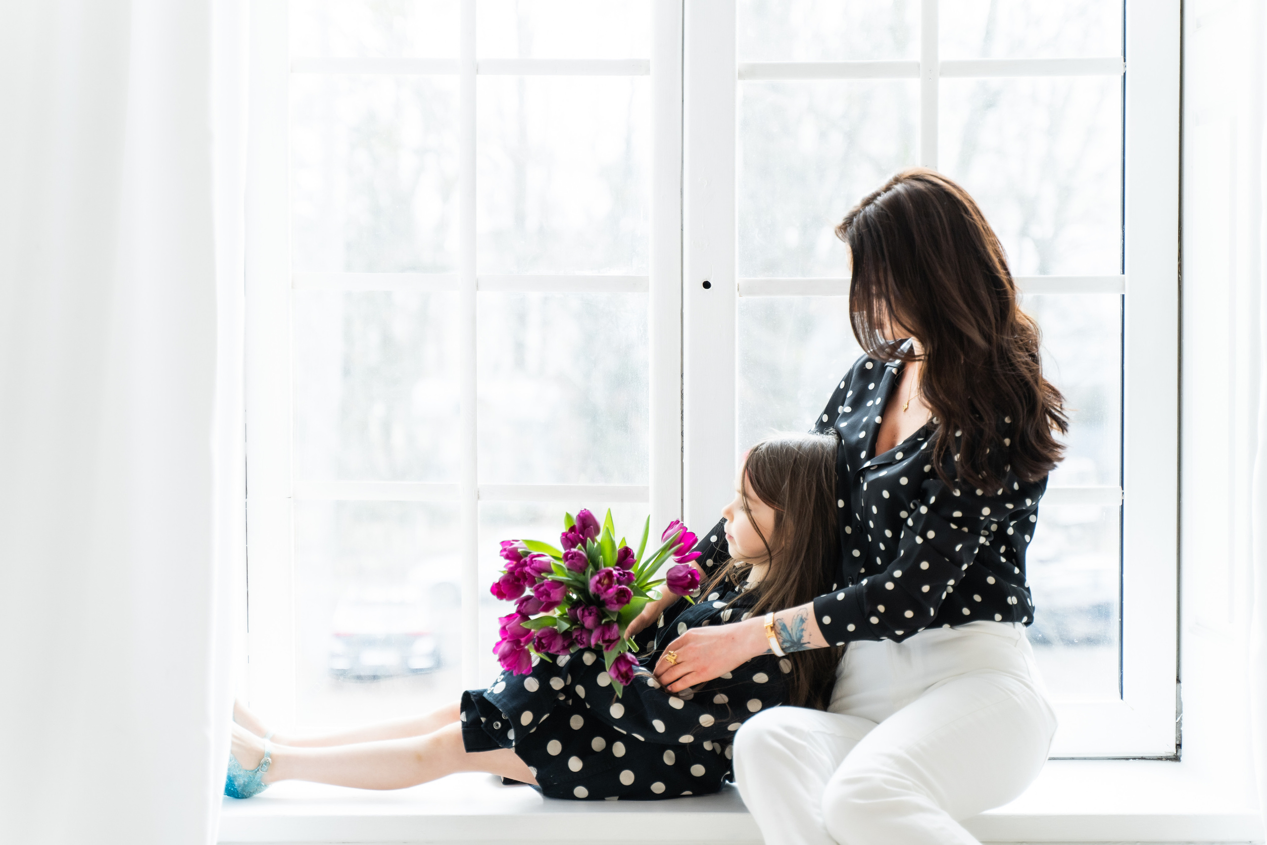 Фотосесія мама та доня до дня 8 березня. Family photographer in Kiev Natalia Shkavron