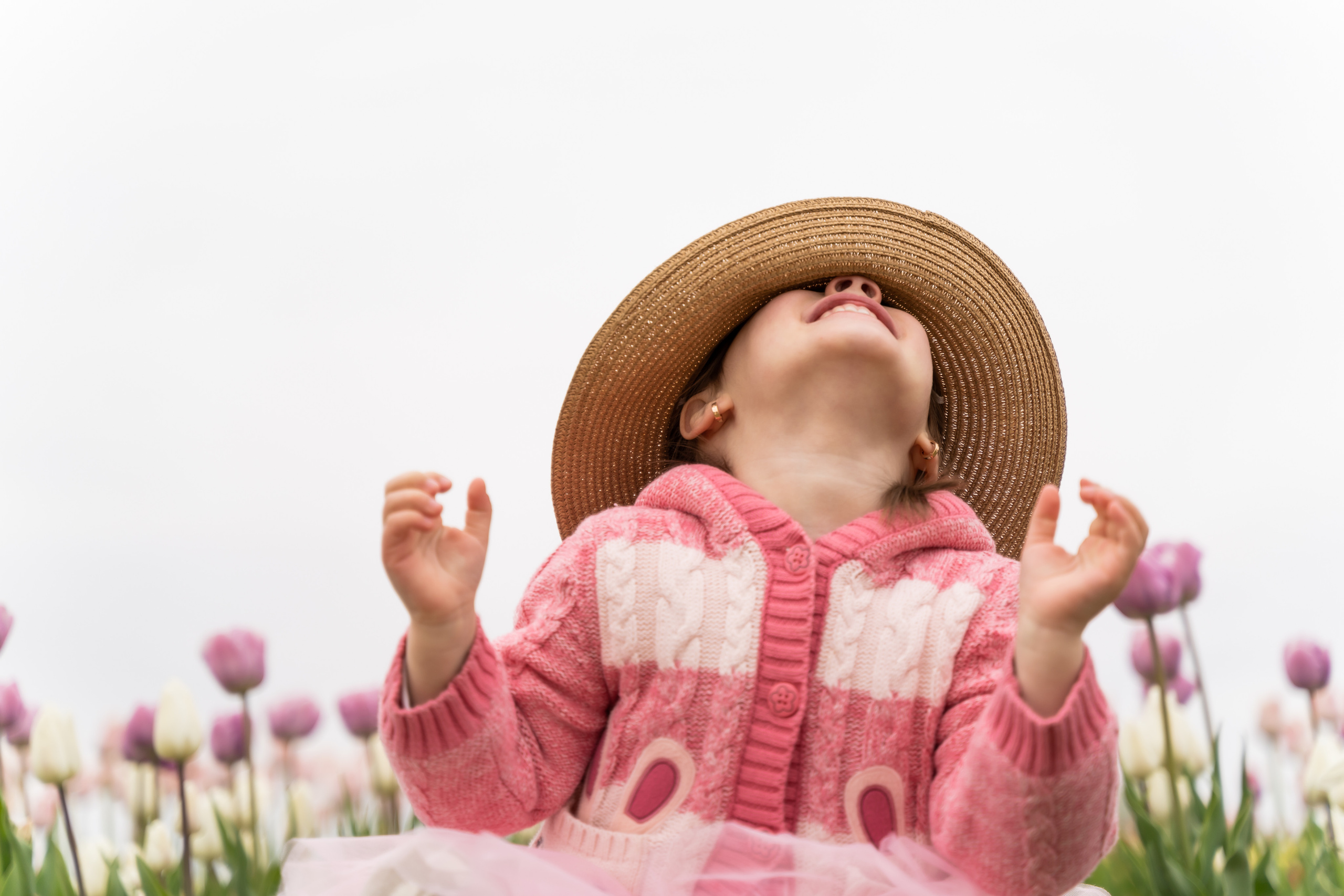 сімейна фотосесія в добропарку, Фотосесія в тюльпанах