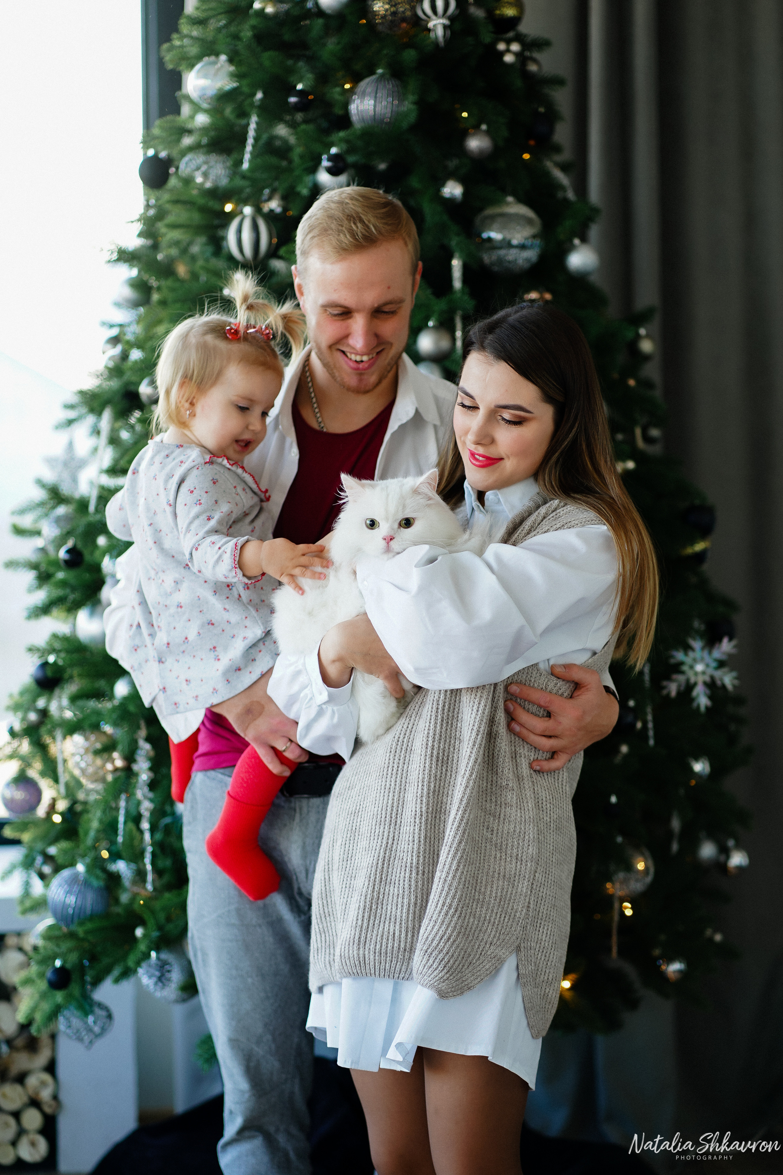 Новорічна сімейна фотосесія. Family photographer in Kiev Natalia Shkavron