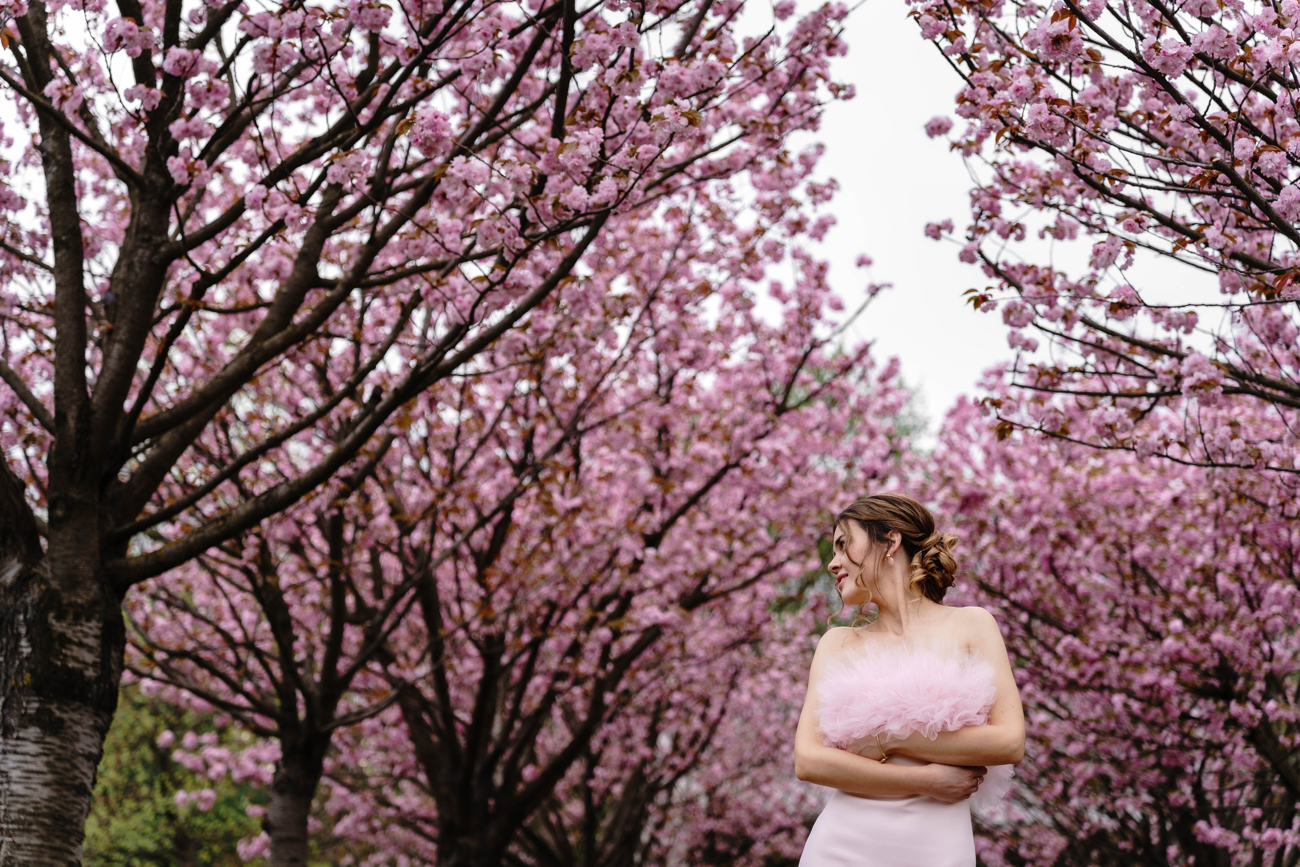 Фотосесія в сакурах. Family photographer in Kiev Natalia Shkavron