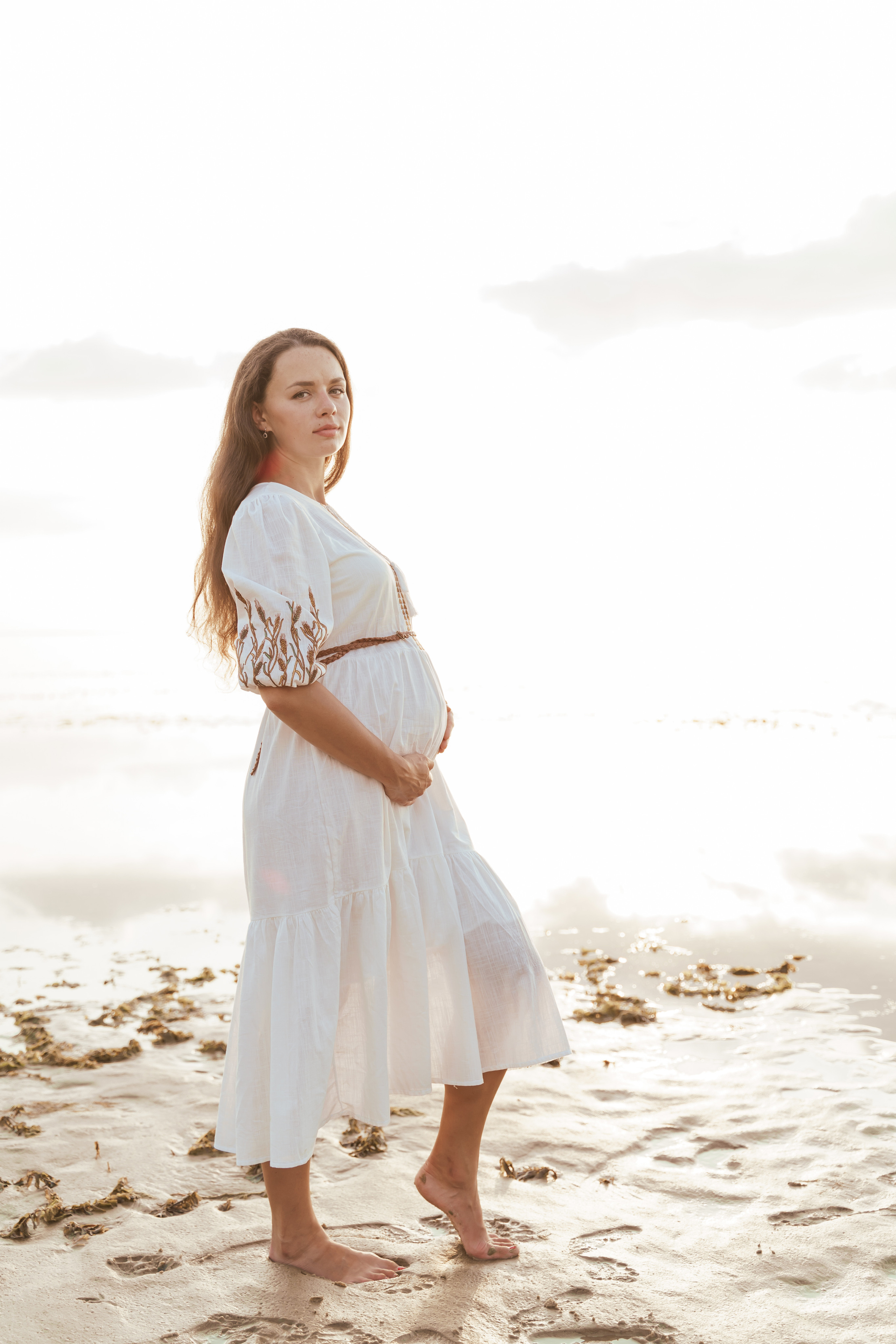 Фотосесія вагітності біля Київського моря. Сімейний фотограф Київ Наталія Шкаврон
