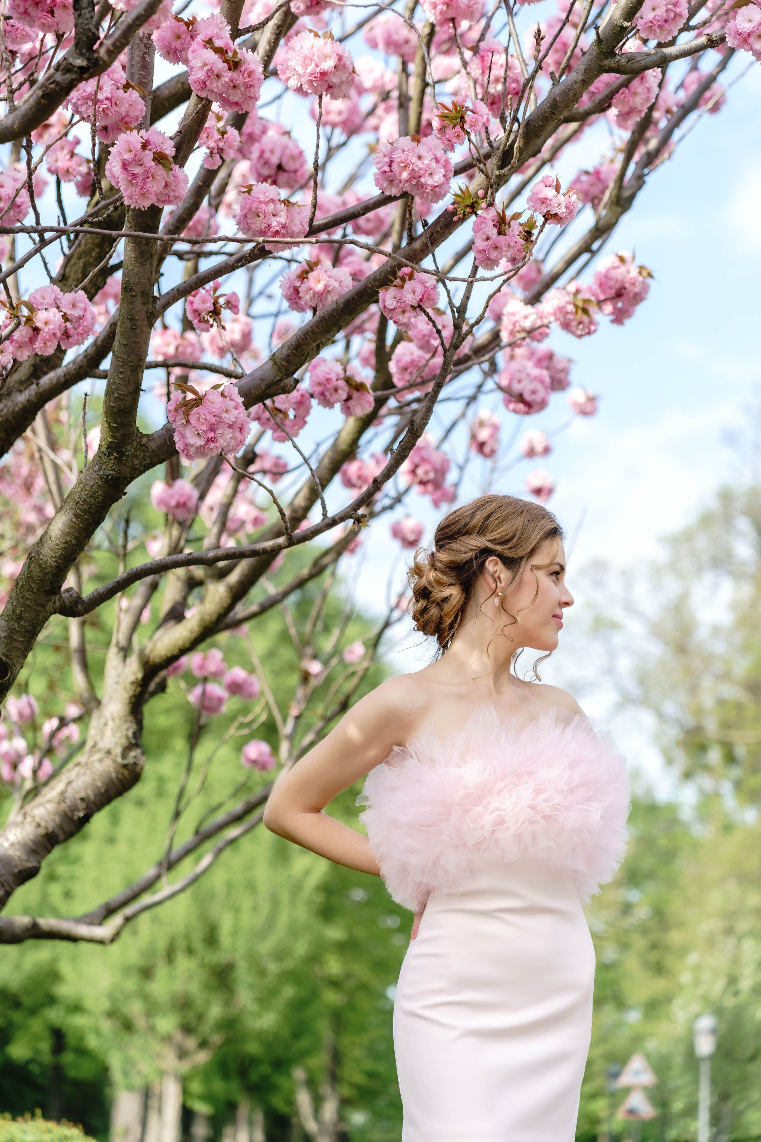 Фотосесія в сакурах. Family photographer in Kiev Natalia Shkavron