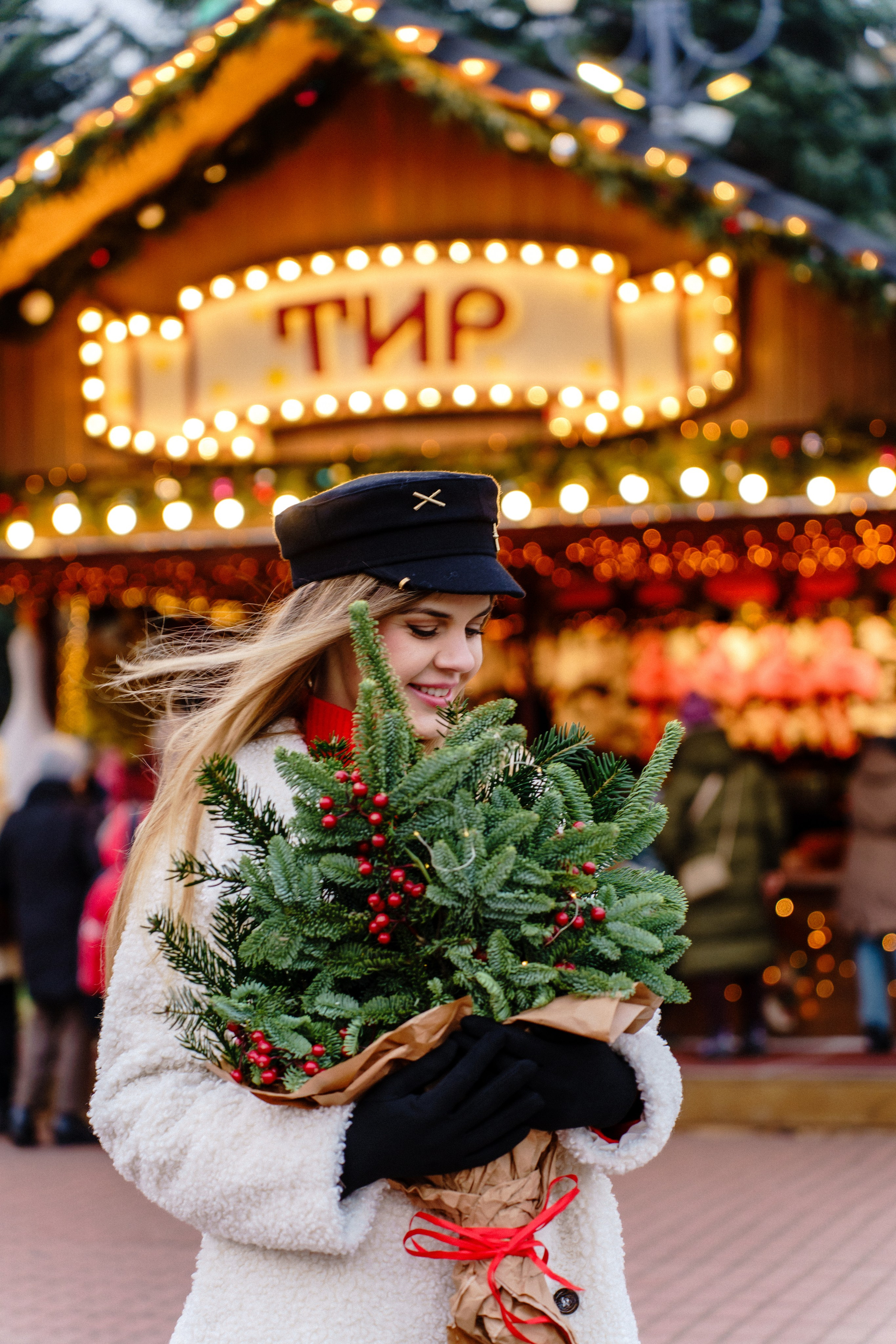 Новорічна індивідуальна фотосесія на ВДНГ. Сімейний фотограф Київ Наталія Шкаврон