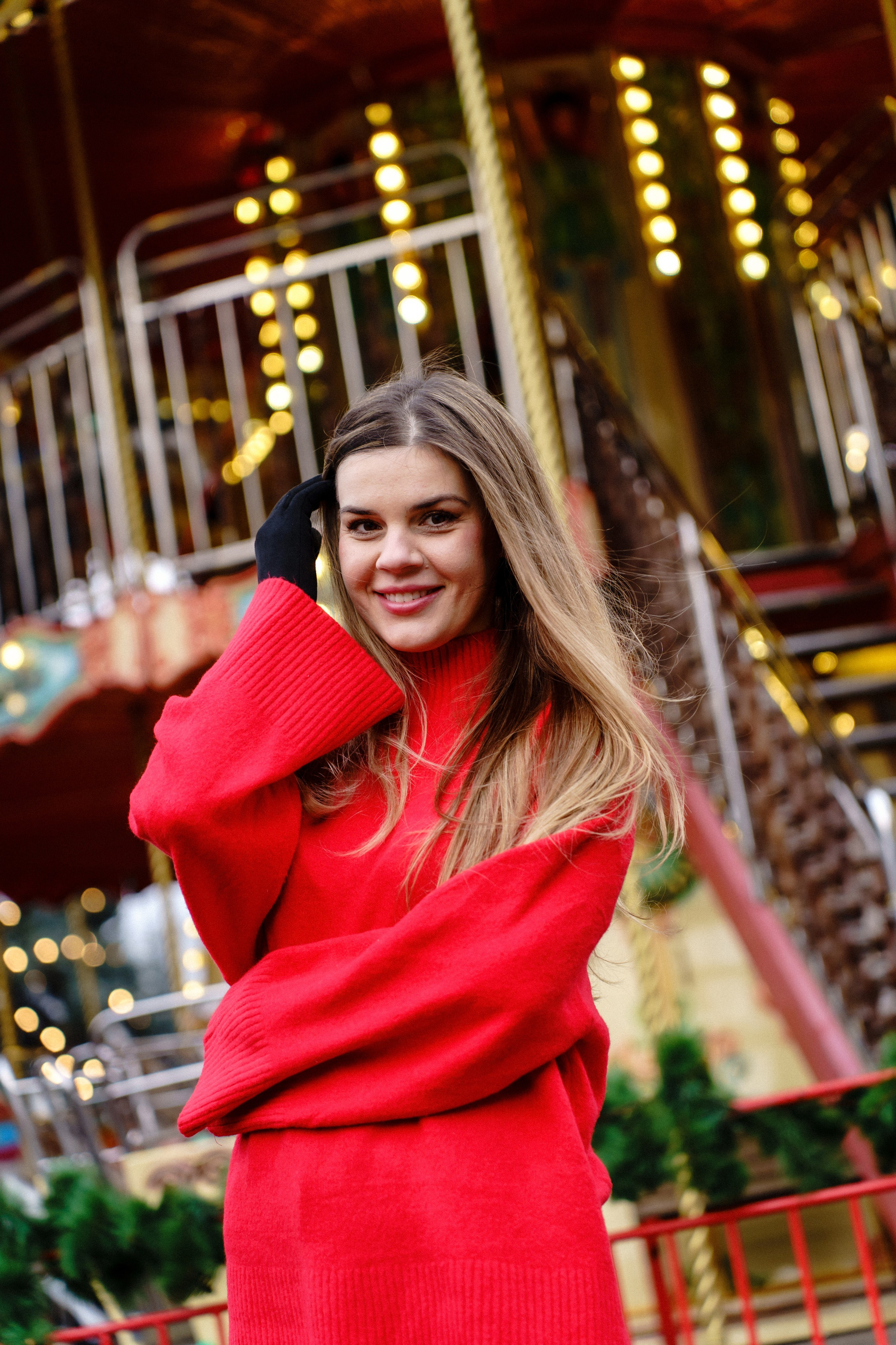 Новорічна індивідуальна фотосесія на ВДНГ. Сімейний фотограф Київ Наталія Шкаврон