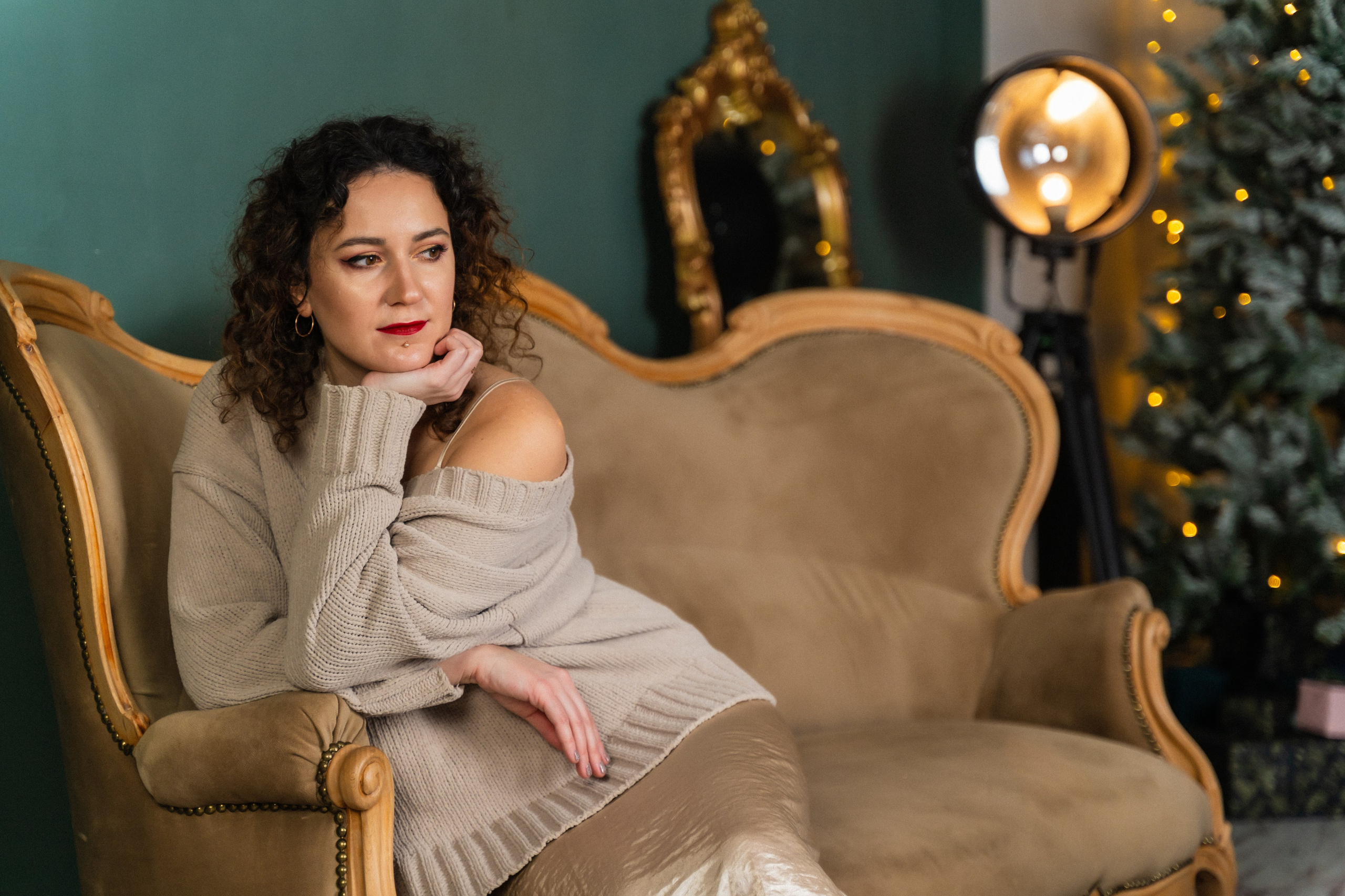 Новорічна фотосесія мама і доня. Сімейний фотограф Київ Наталія Шкаврон