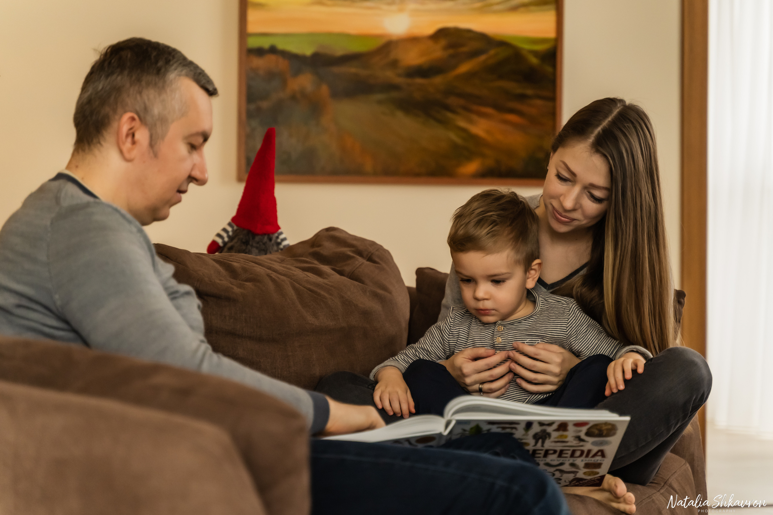 Новорічна фотосесія вдома. Сімейний фотограф Київ Наталія Шкаврон