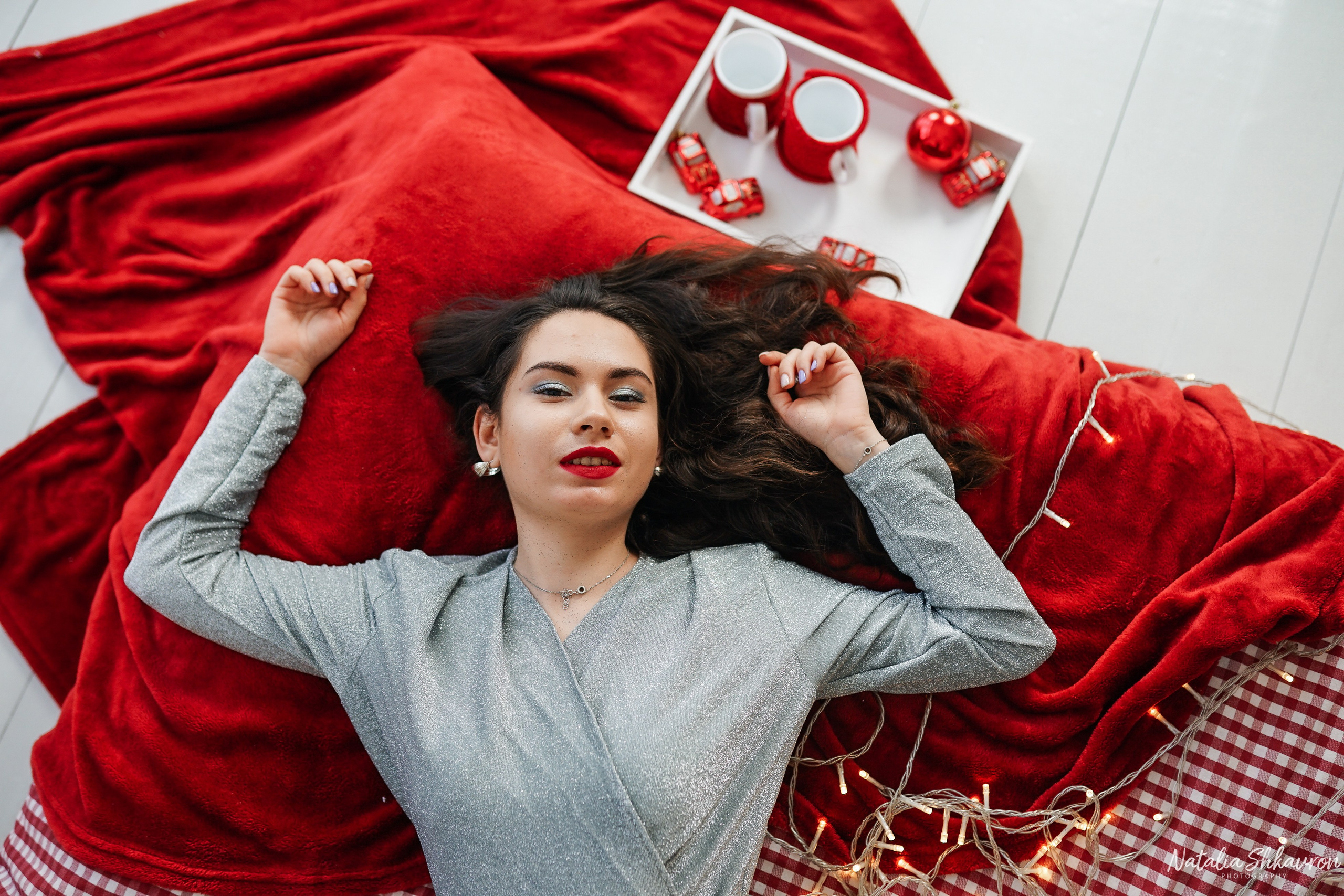 Індивідуальна новорічна фотосесія в студії Київ. Сімейний фотограф Київ Наталія Шкаврон