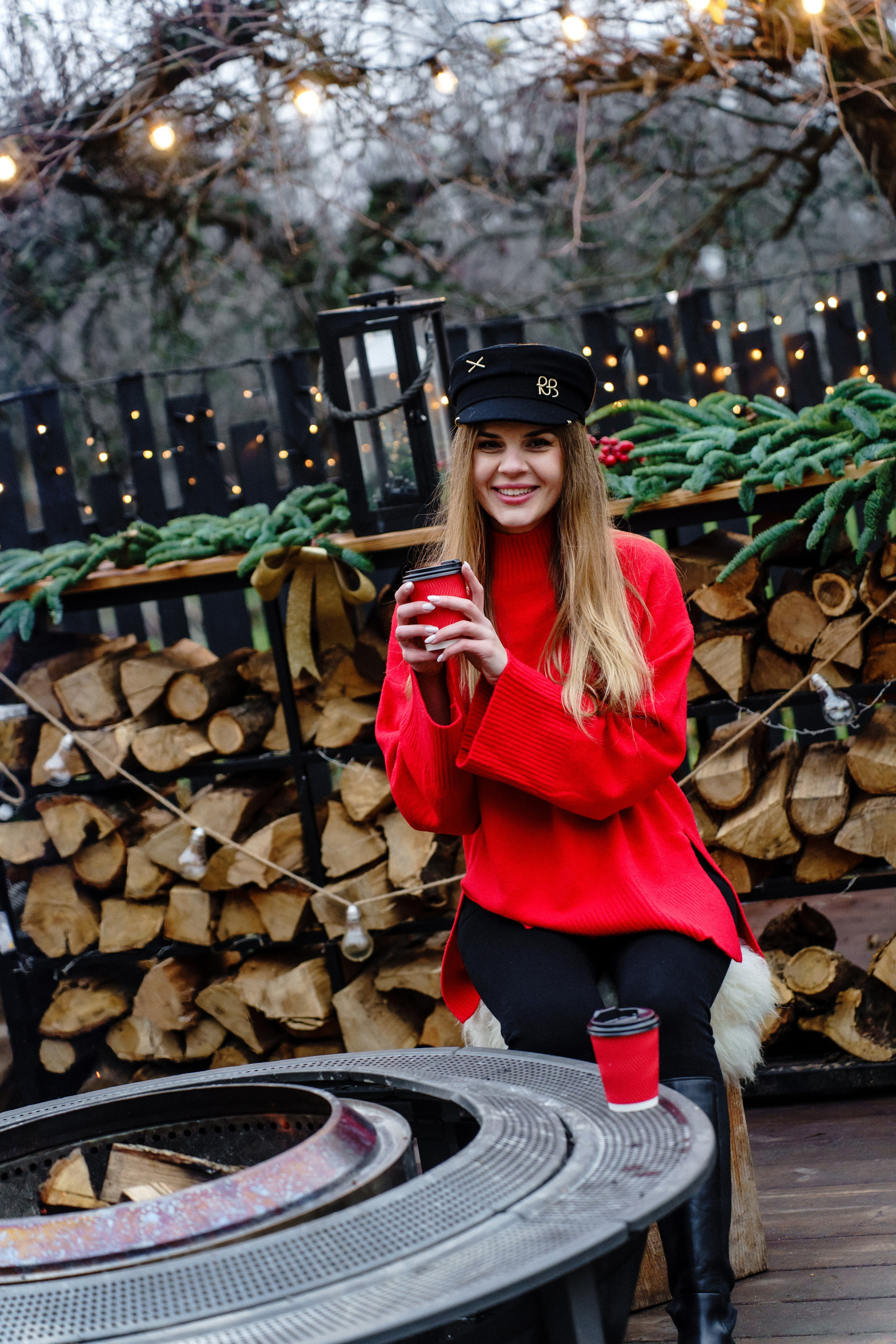 Новорічна індивідуальна фотосесія на ВДНГ. Сімейний фотограф Київ Наталія Шкаврон