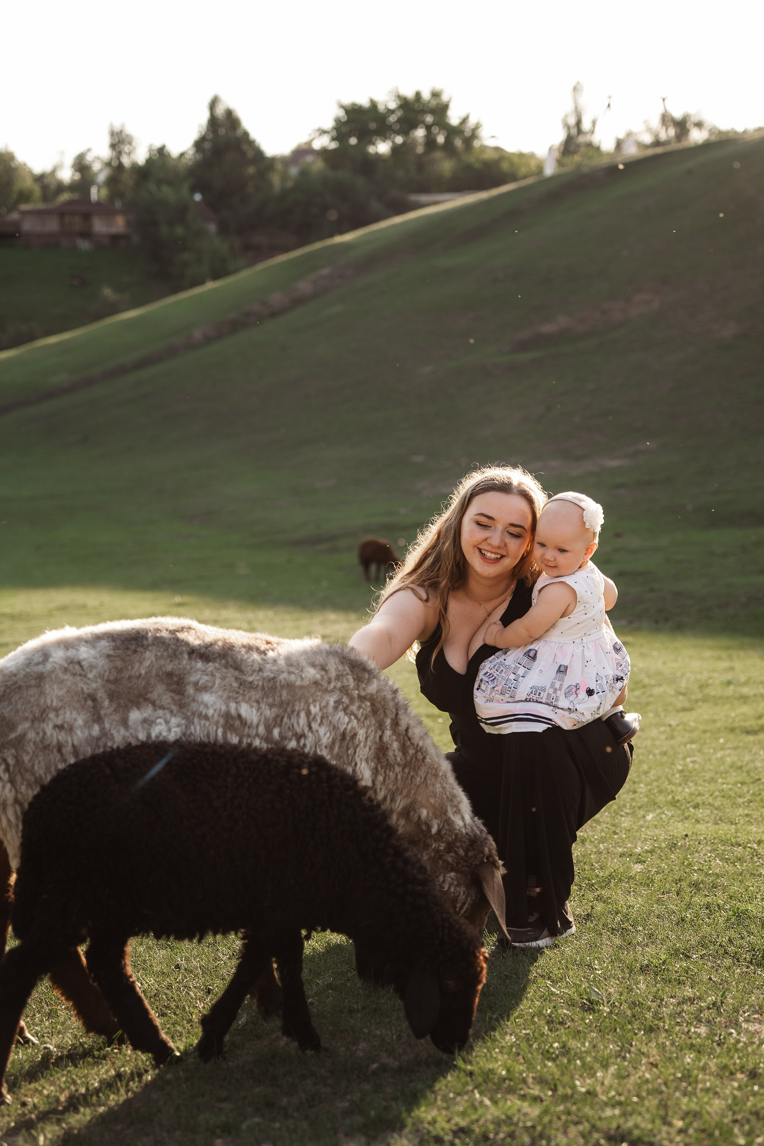 Святкування 1-го дня народження на овечій фермі. Family photographer in Kiev Natalia Shkavron