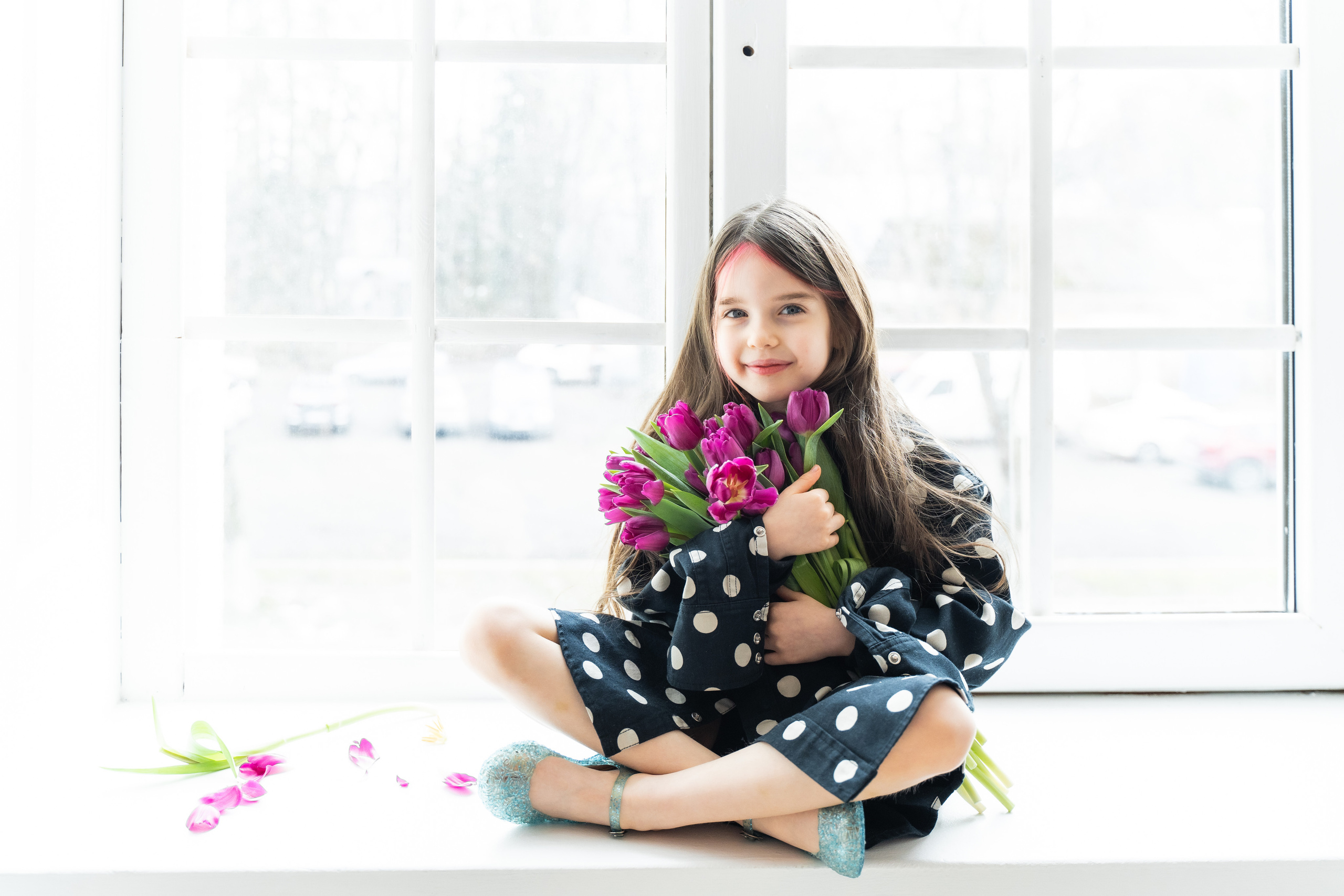 Фотосесія мама та доня до дня 8 березня. Family photographer in Kiev Natalia Shkavron