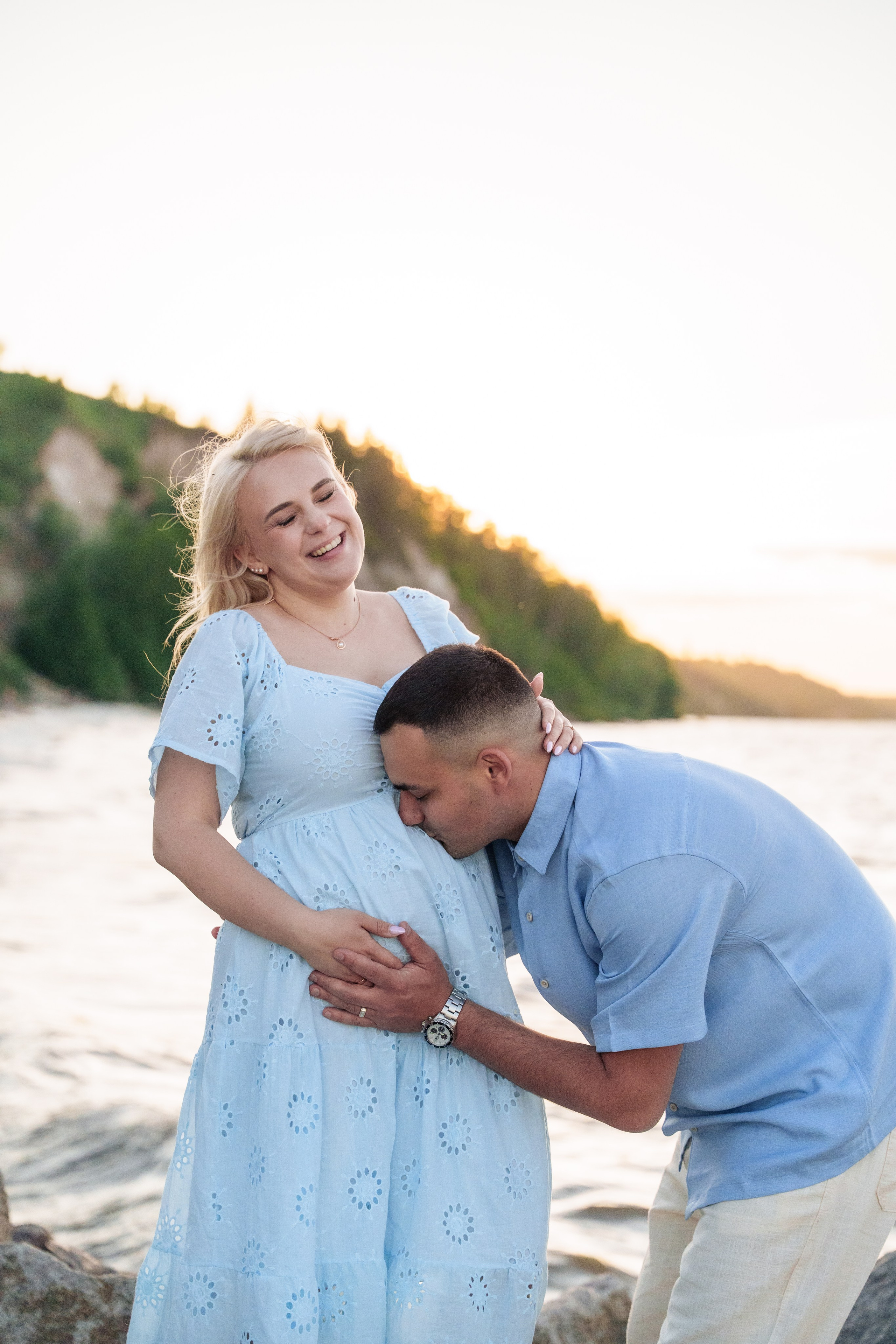 Гендер паті на Київському морі. Family photographer in Kiev Natalia Shkavron