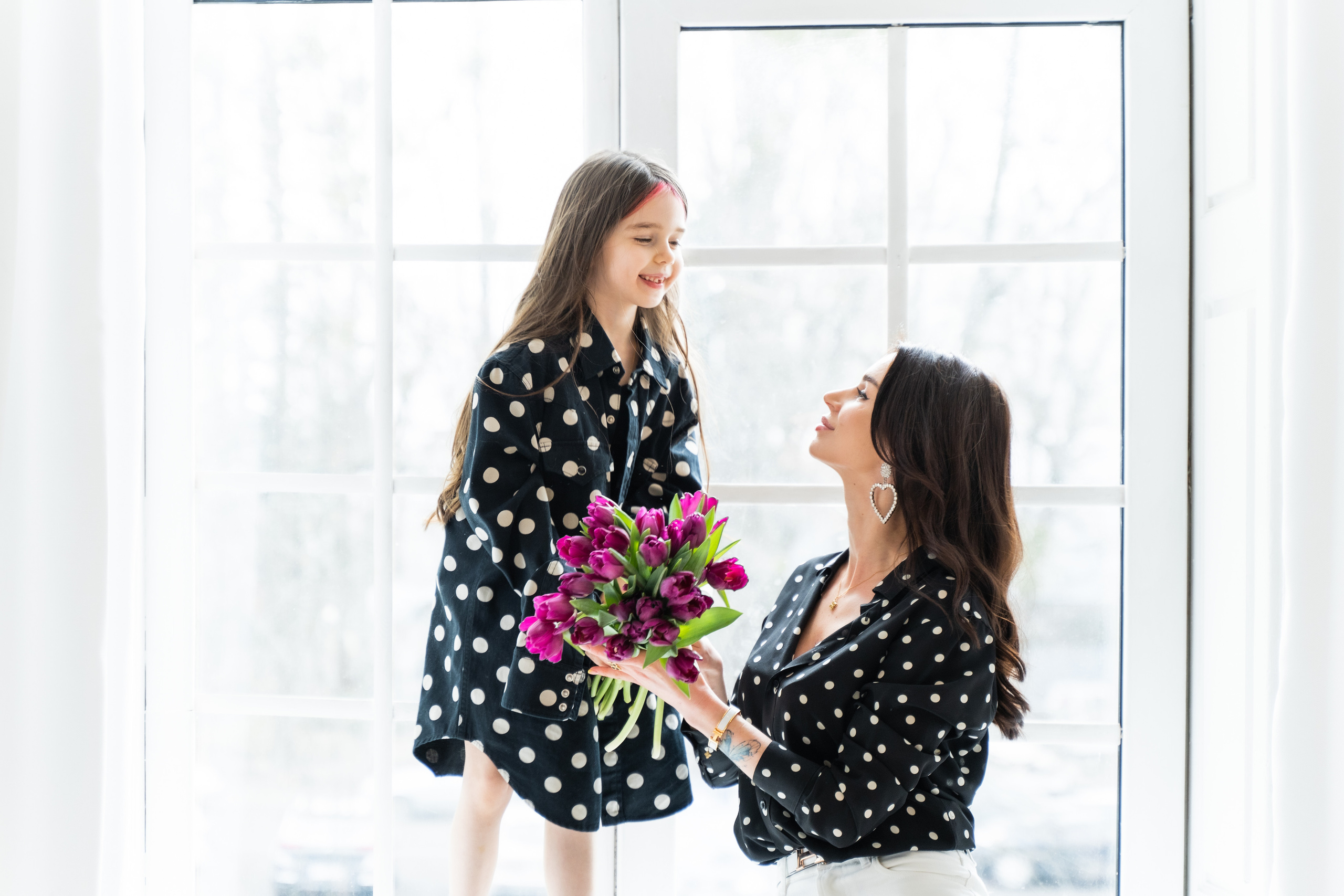 Фотосесія мама та доня до дня 8 березня. Family photographer in Kiev Natalia Shkavron