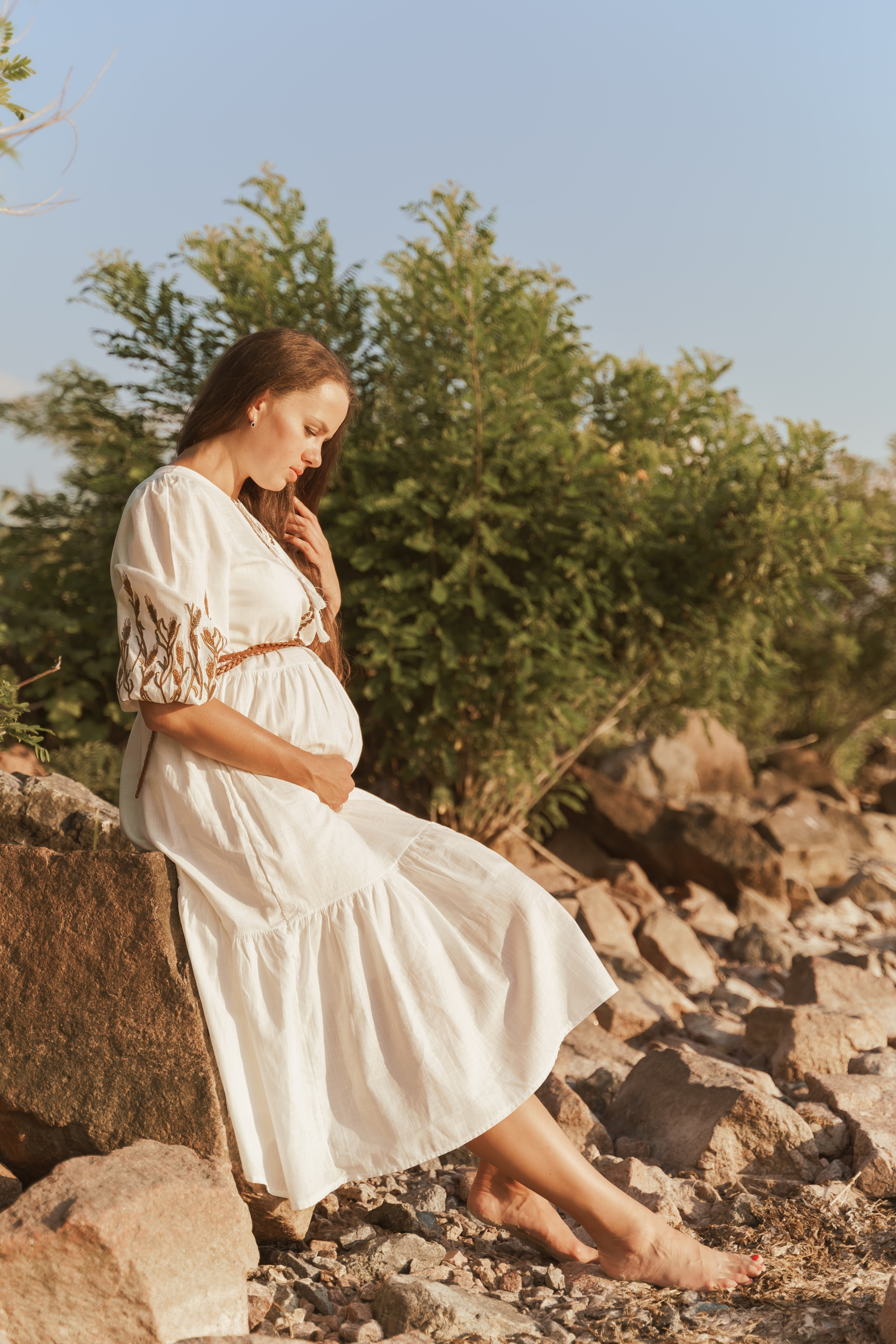 Фотосесія вагітності біля Київського моря. Сімейний фотограф Київ Наталія Шкаврон