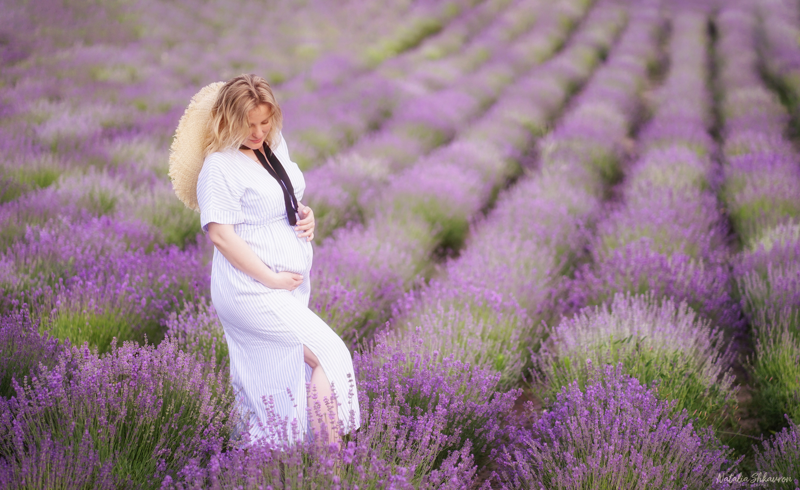 Фотосесія вагітності в лаванді. Сімейний фотограф Київ Наталія Шкаврон