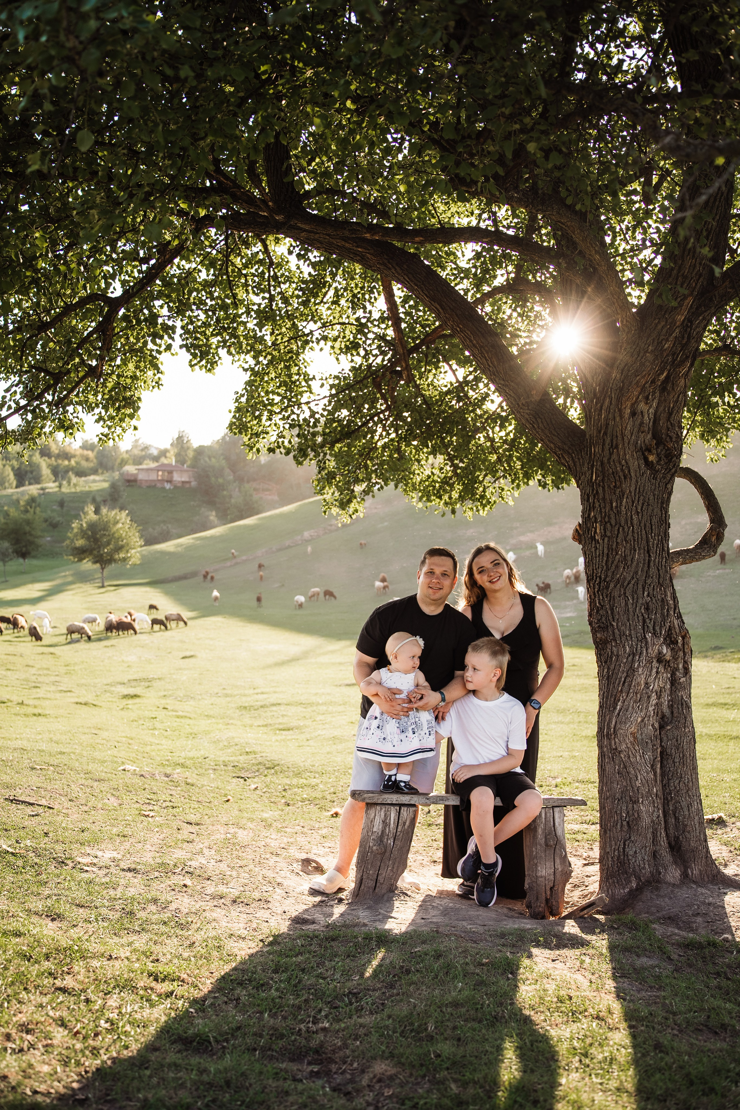 Святкування 1-го дня народження на овечій фермі. Family photographer in Kiev Natalia Shkavron
