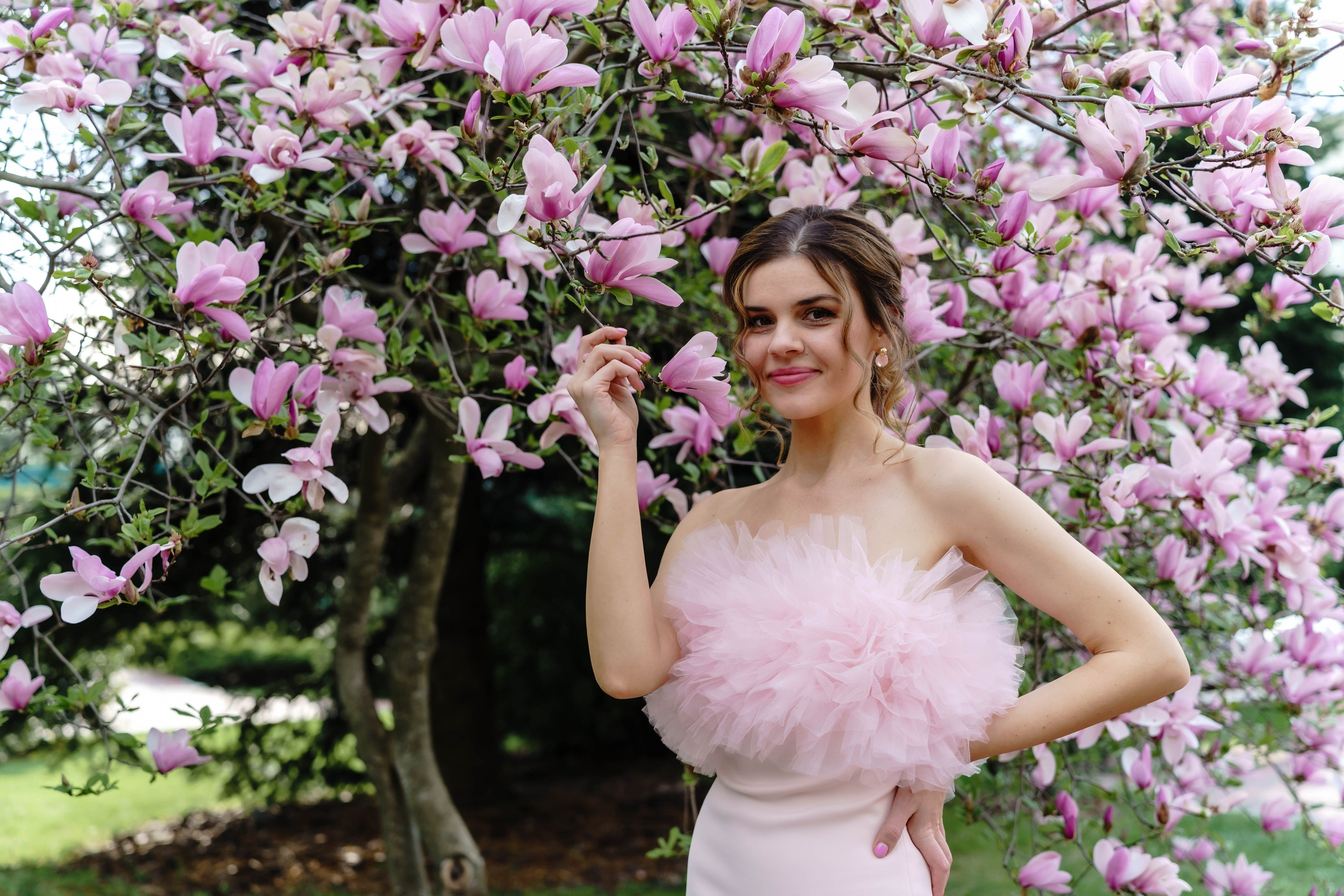 Фотосесія в магноліях. Сімейний фотограф Київ Наталія Шкаврон