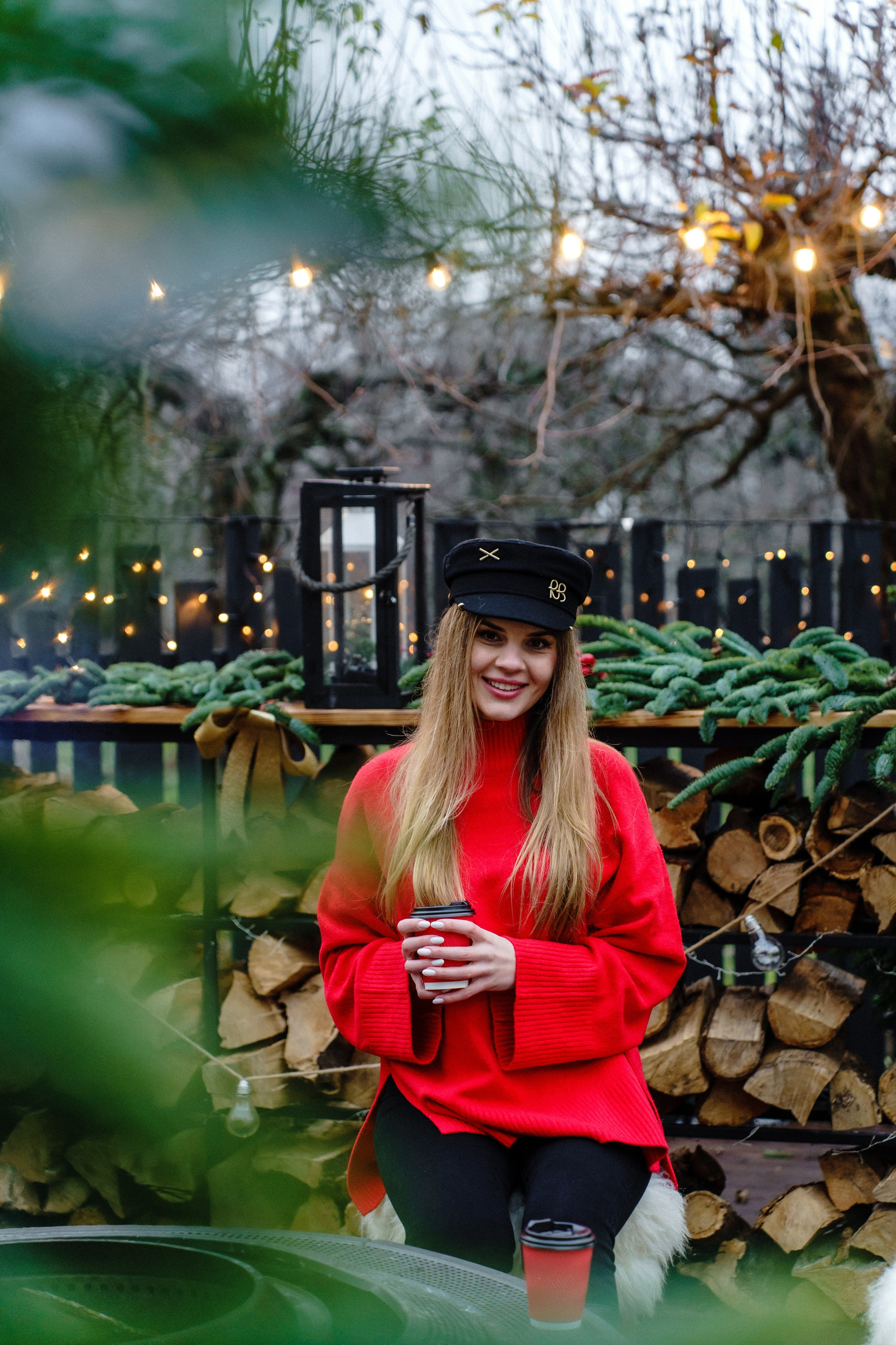 Новорічна індивідуальна фотосесія на ВДНГ. Сімейний фотограф Київ Наталія Шкаврон