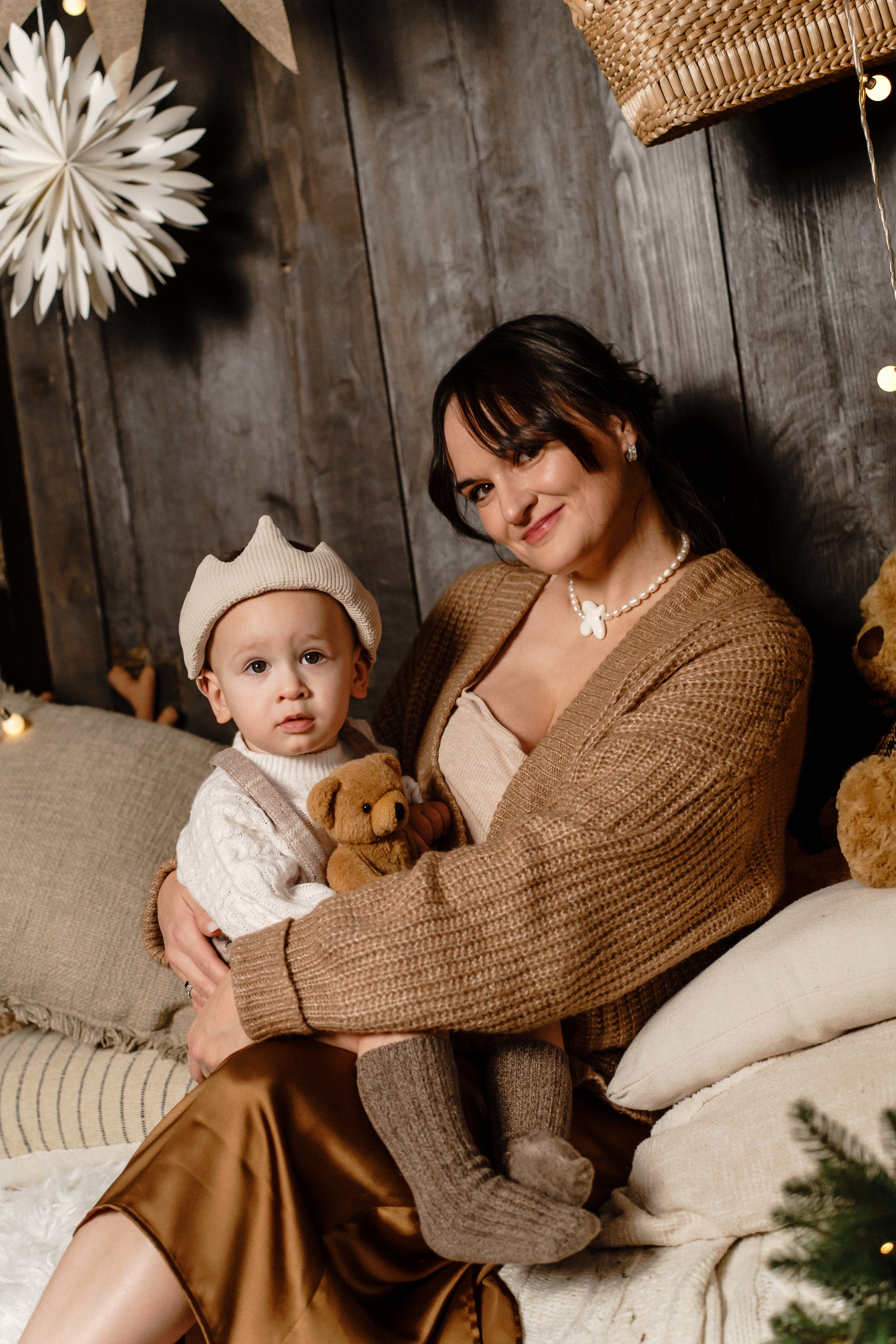 Новорічна фотосесія мами та сина. Family photographer in Kiev Natalia Shkavron