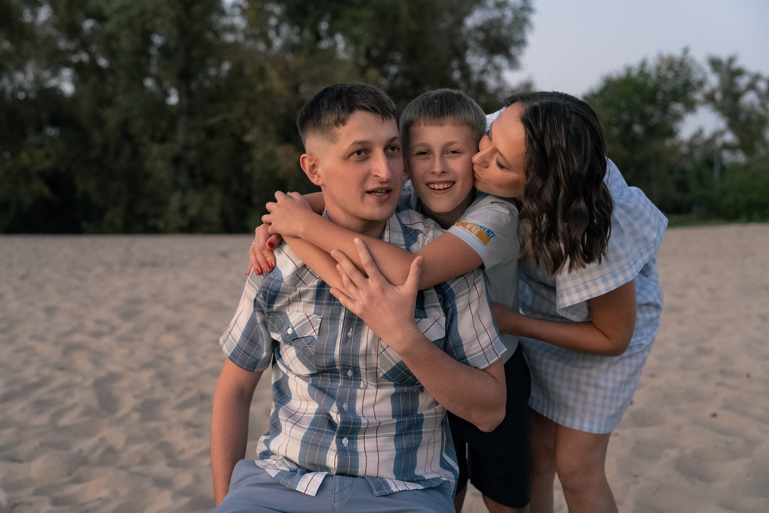 Сімейна фотосесія на Трухановому острові. Сімейний фотограф Київ Наталія Шкаврон