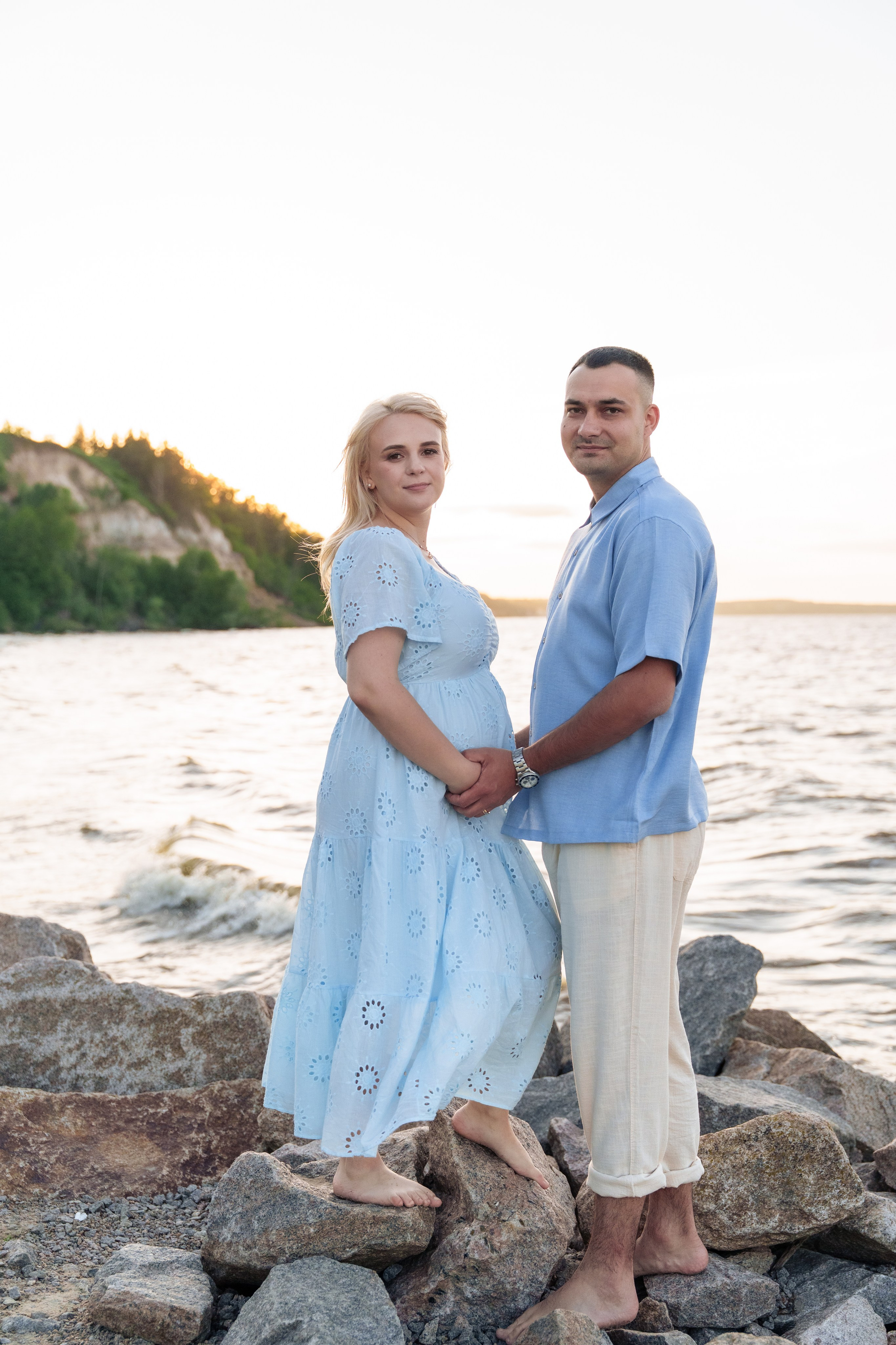 Гендер паті на Київському морі. Family photographer in Kiev Natalia Shkavron