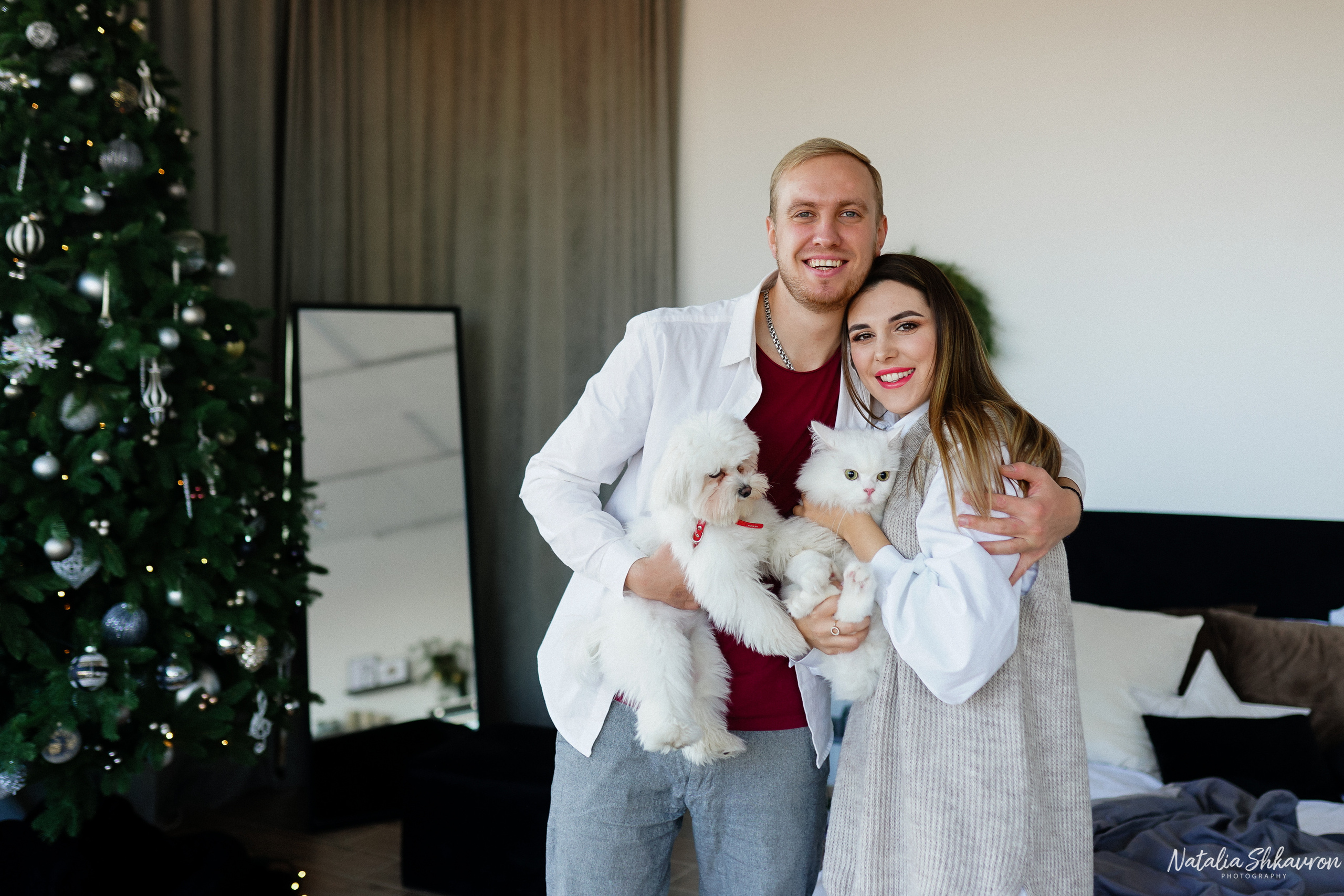 Новорічна сімейна фотосесія. Family photographer in Kiev Natalia Shkavron