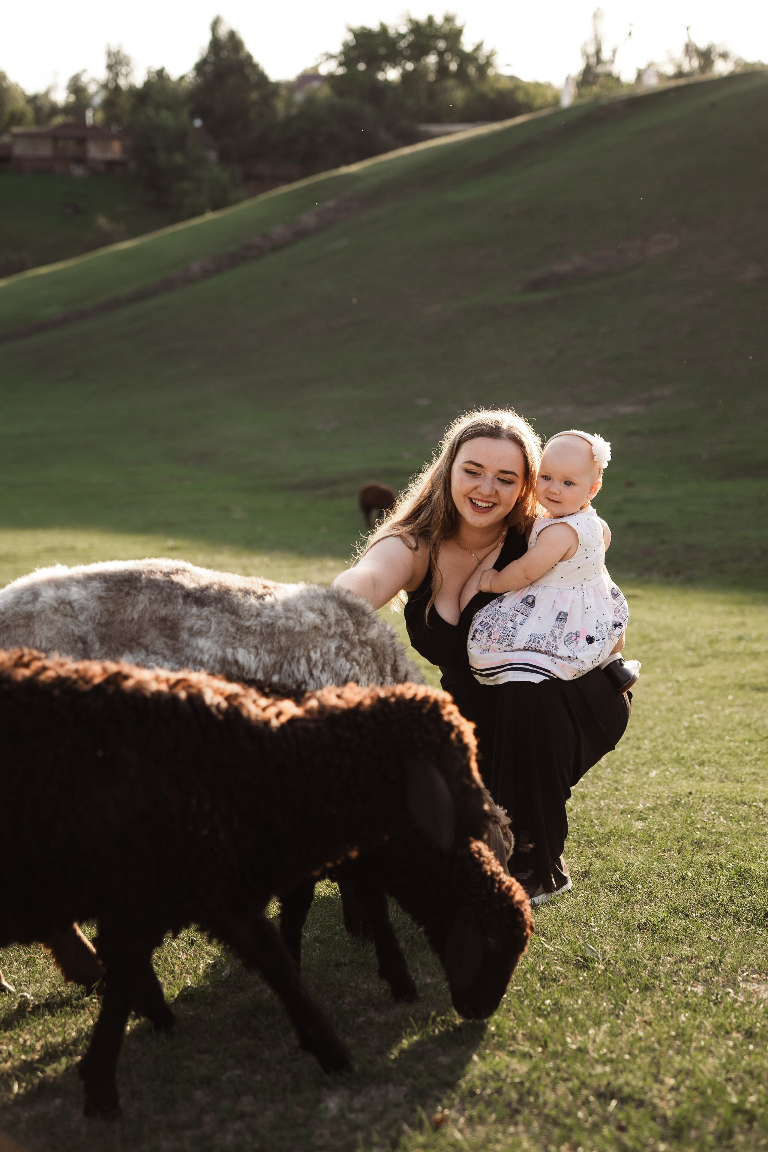 Святкування 1-го дня народження на овечій фермі. Family photographer in Kiev Natalia Shkavron