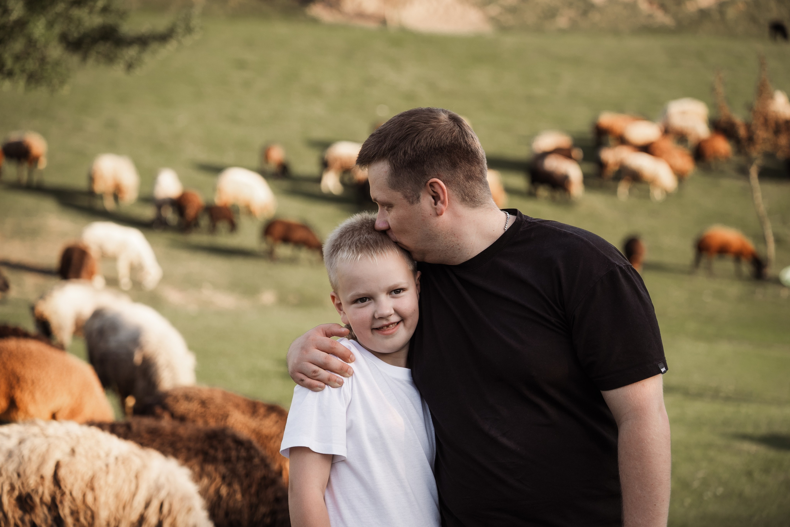 Святкування 1-го дня народження на овечій фермі. Family photographer in Kiev Natalia Shkavron