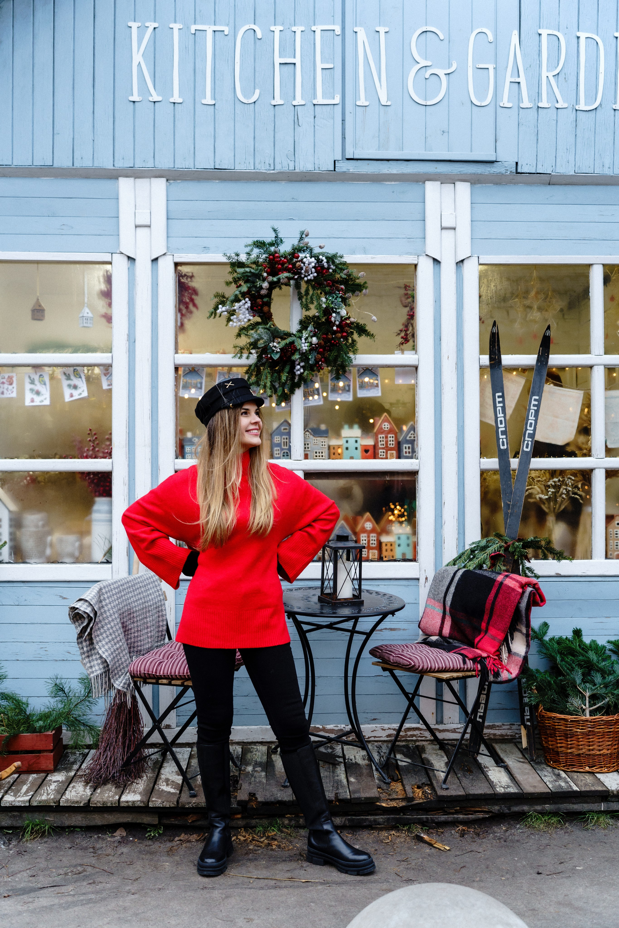 Новорічна індивідуальна фотосесія на ВДНГ. Сімейний фотограф Київ Наталія Шкаврон