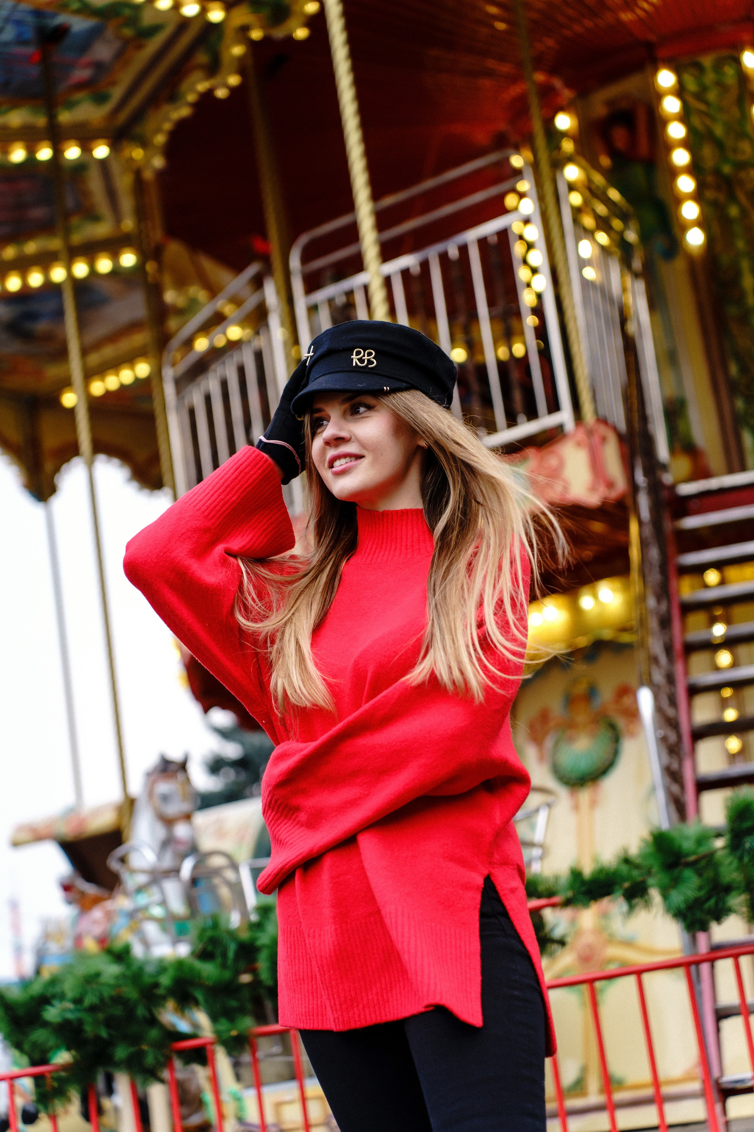 Новорічна індивідуальна фотосесія на ВДНГ. Сімейний фотограф Київ Наталія Шкаврон