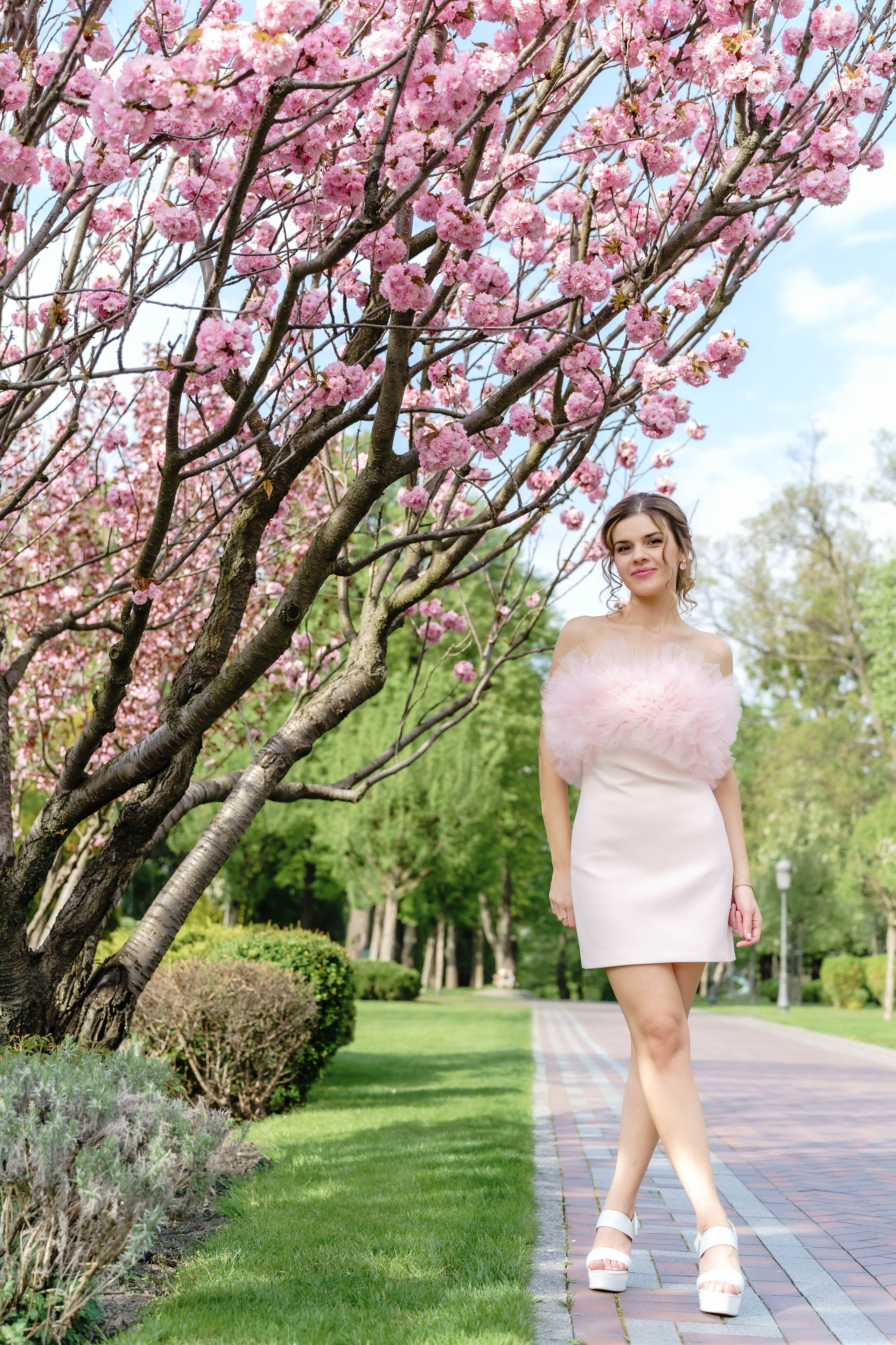 Фотосесія в сакурах. Family photographer in Kiev Natalia Shkavron