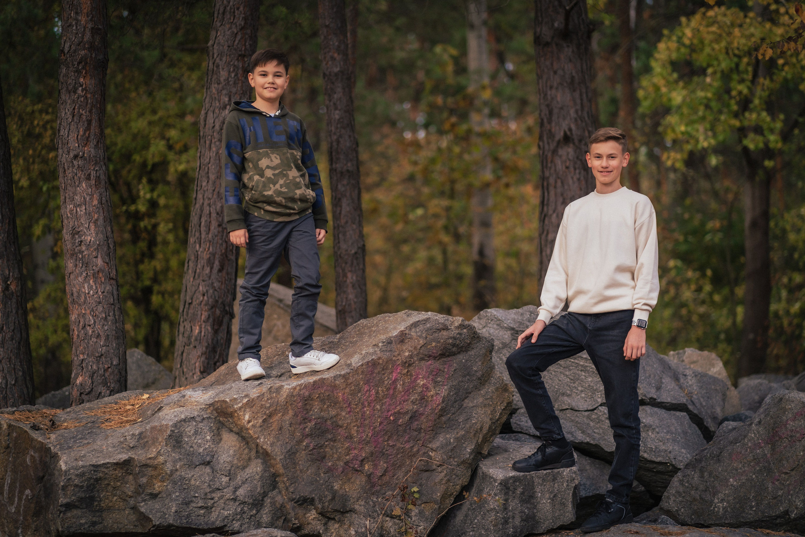 Сімейна фотосесія на природі біля Коростишівського карєру. Сімейний фотограф Київ Наталія Шкаврон