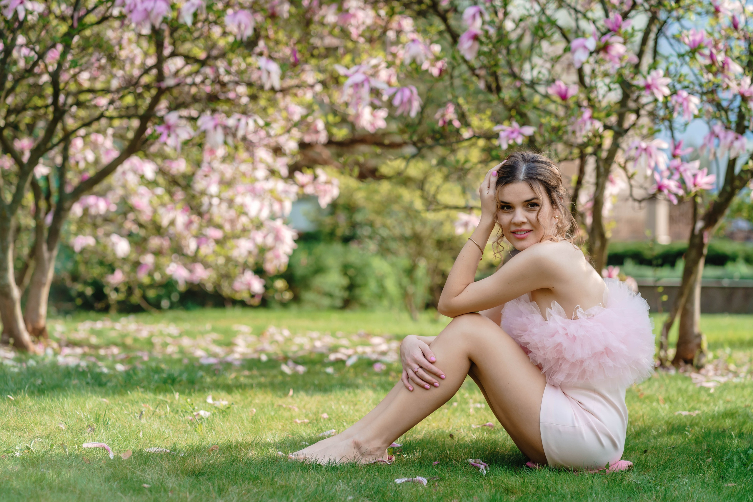 Фотосесія в магноліях. Сімейний фотограф Київ Наталія Шкаврон