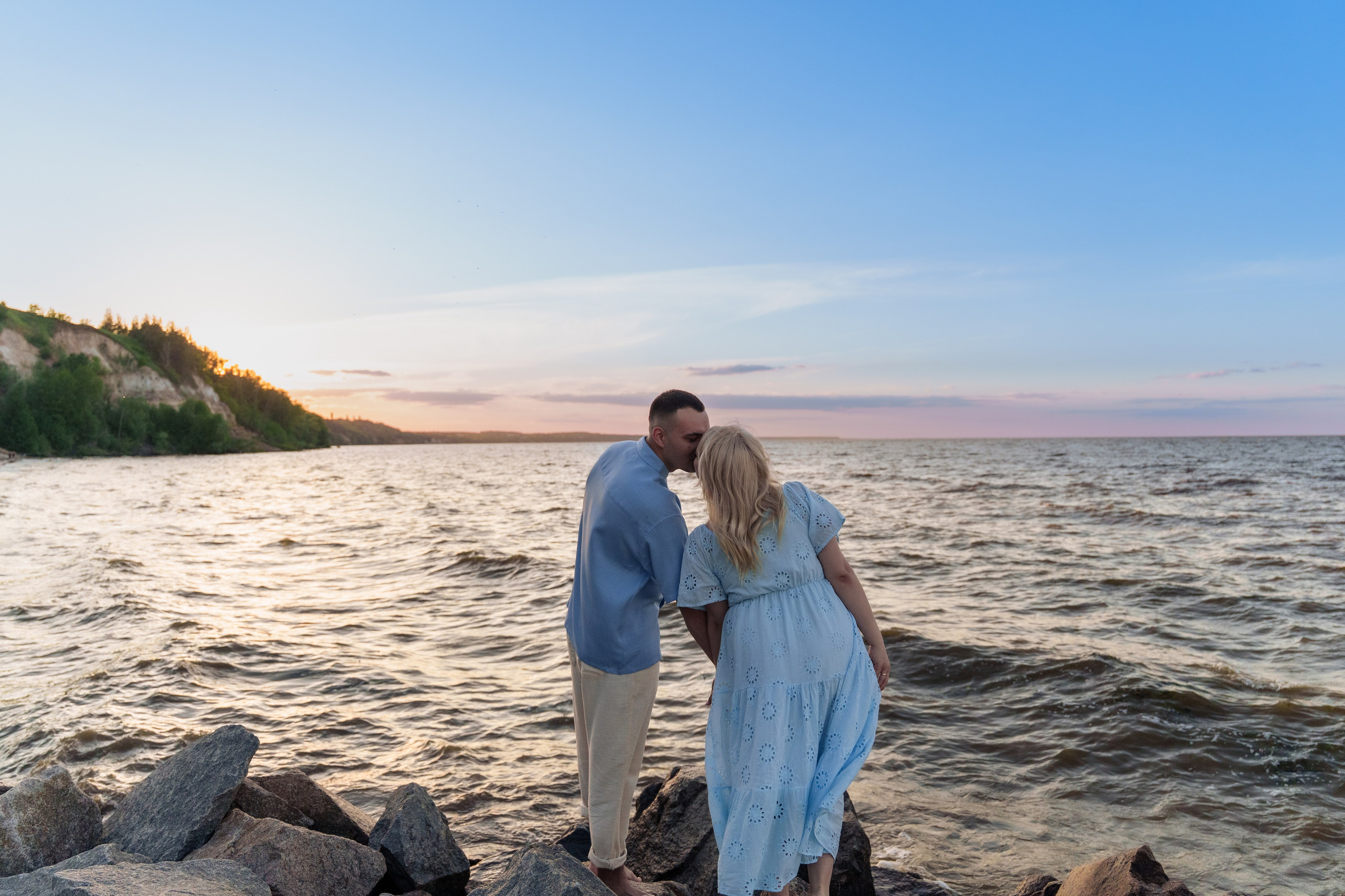 Гендер паті на Київському морі. Family photographer in Kiev Natalia Shkavron
